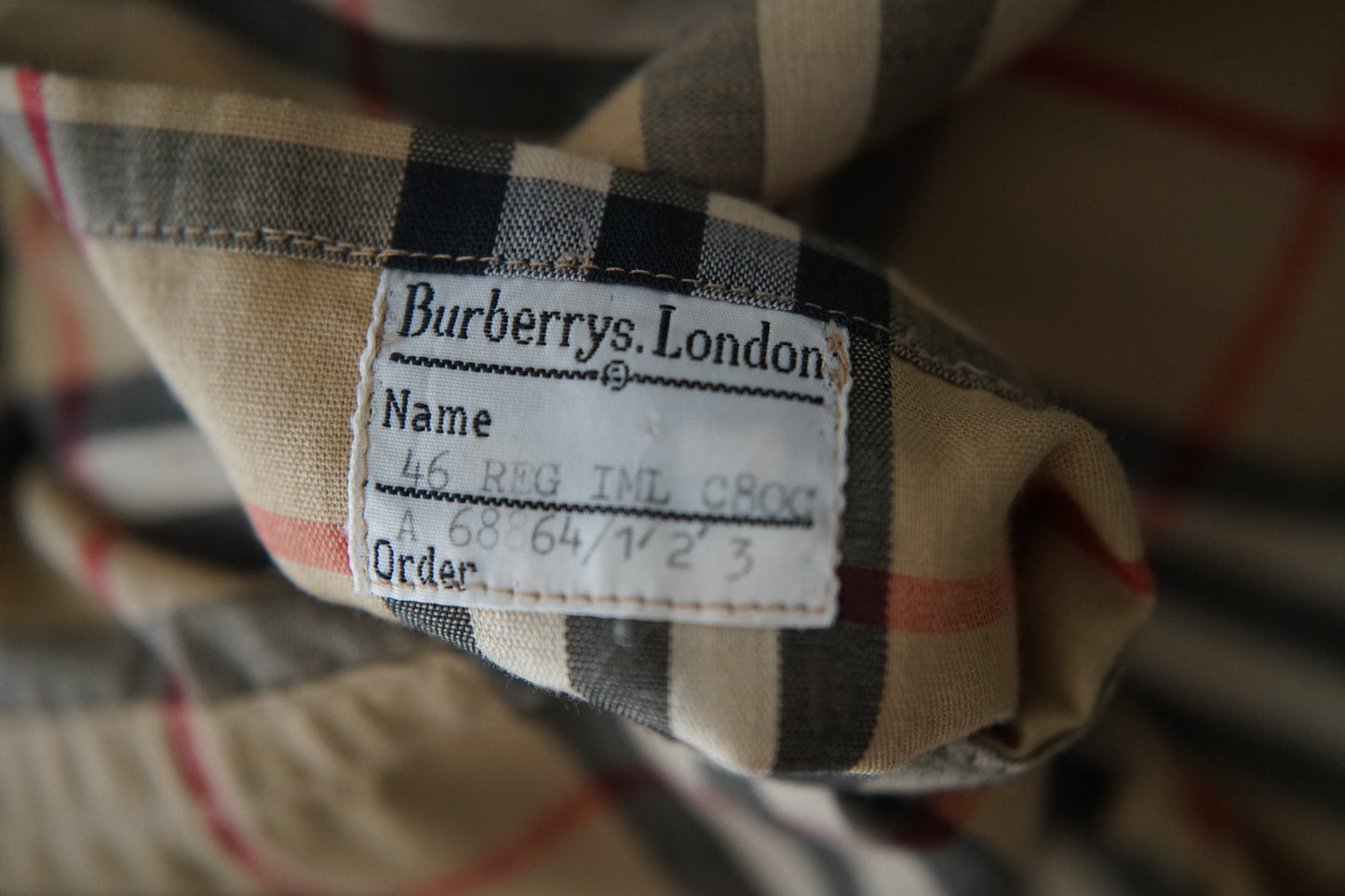 1980s Burberry × Barney’s Newyork “Covert Cloth” 一枚袖 Balmacaan Coat