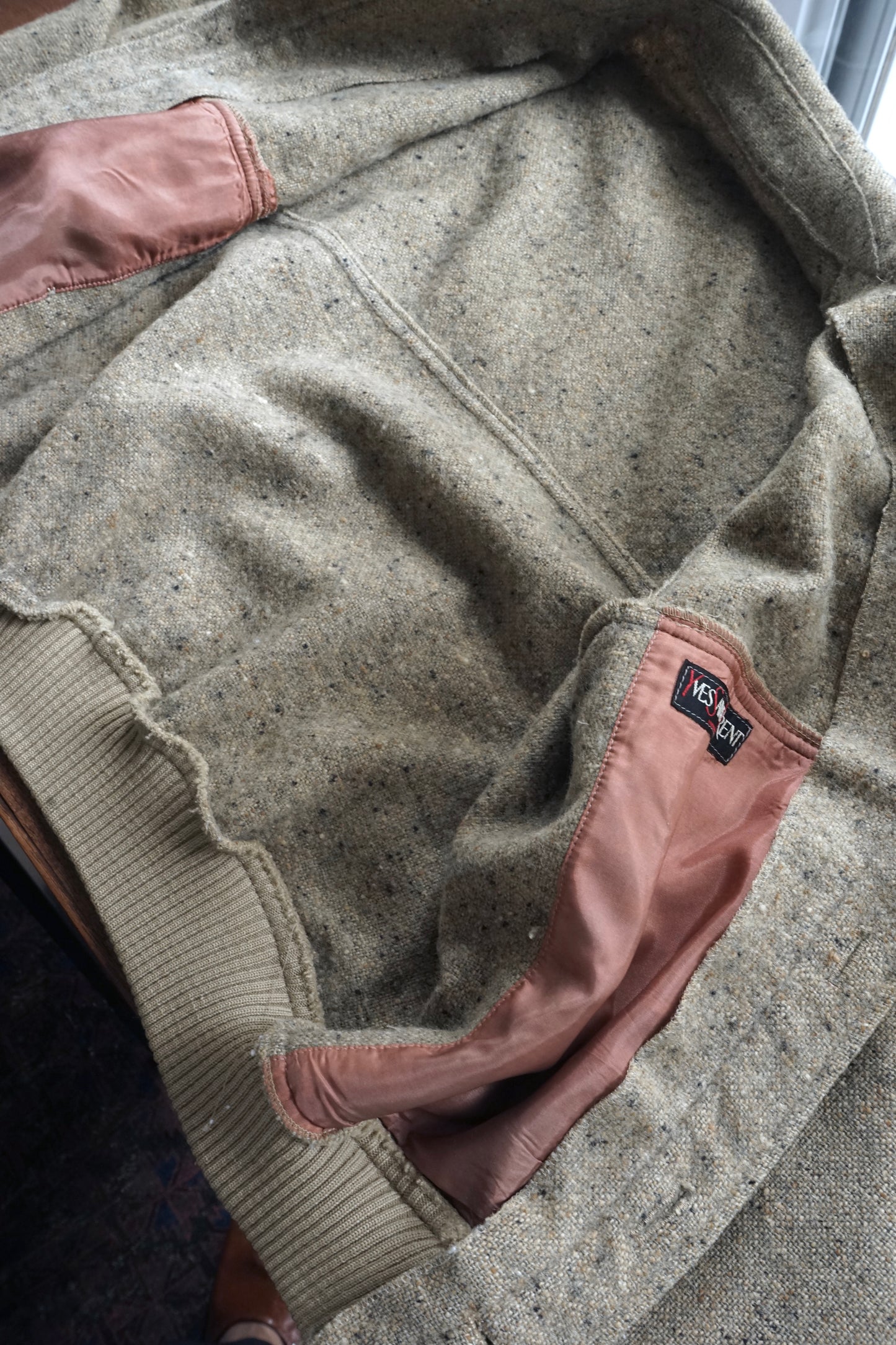 1970s Yves Saint Lauren Tweed Sports Jacket Made in France