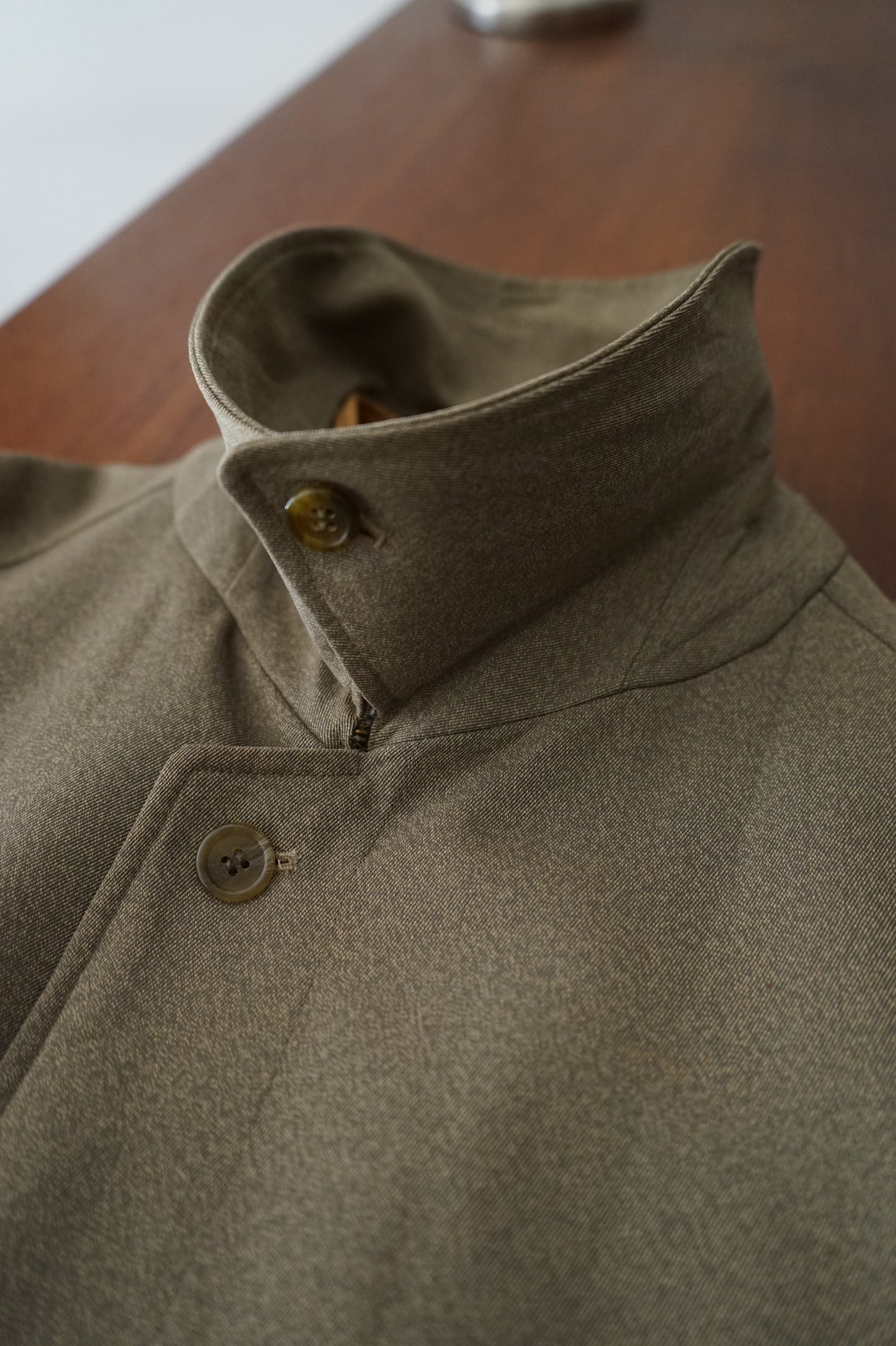1980s Burberry × Barney’s Newyork “Covert Cloth” 一枚袖 Balmacaan Coat