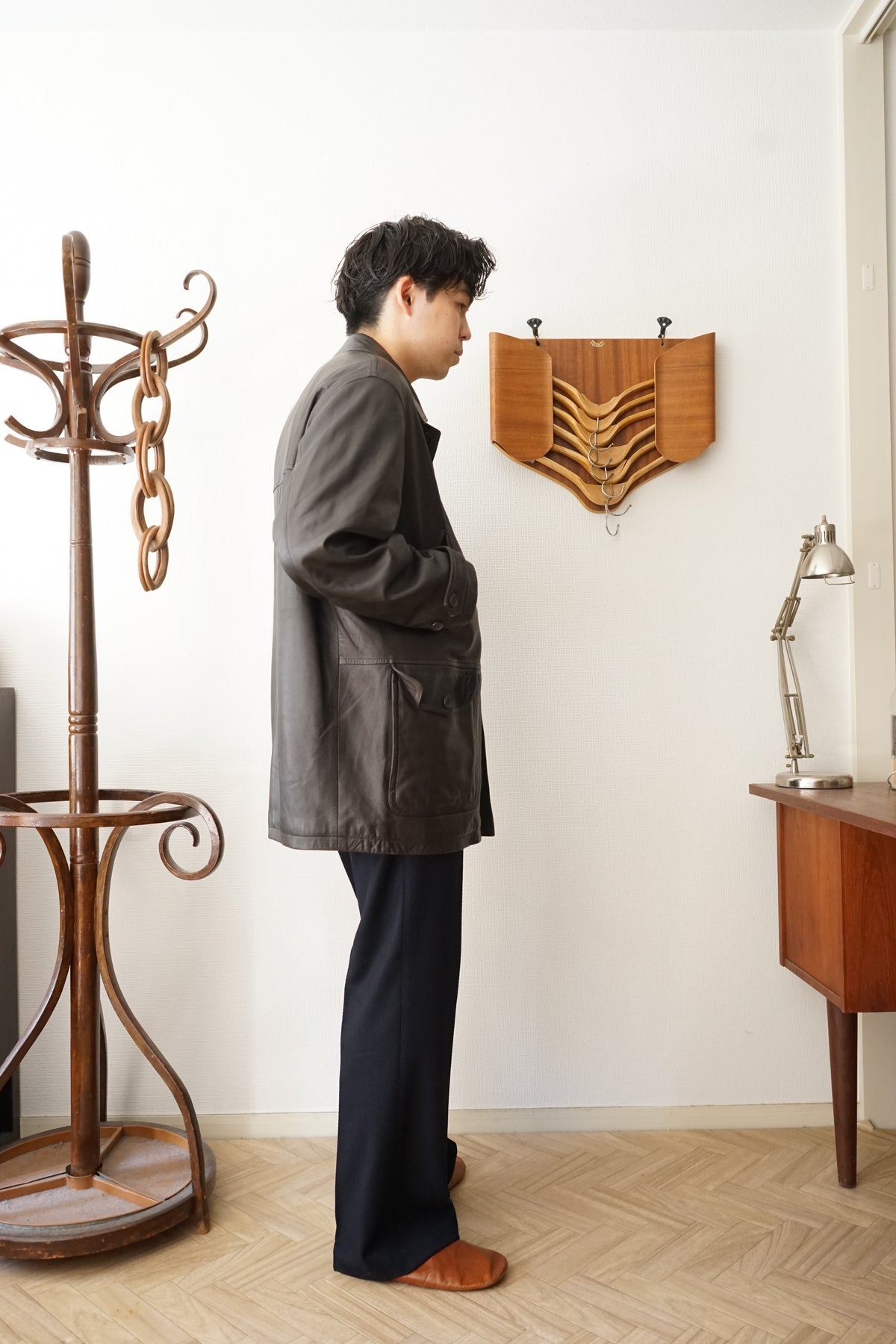 1980s Burberry Spain "Very Smooth" Leather Coverall
