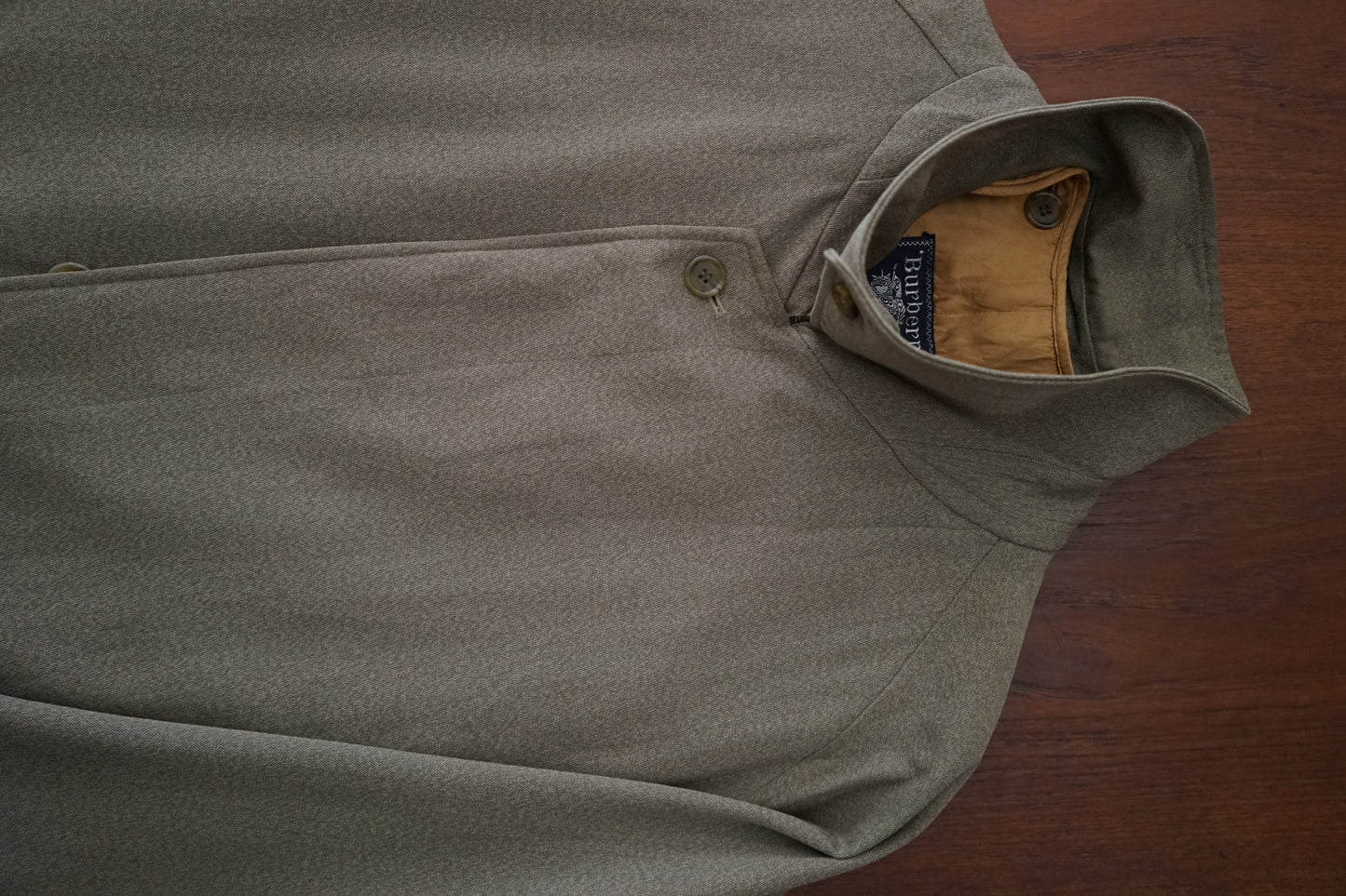 1980s Burberry × Barney’s Newyork “Covert Cloth” 一枚袖 Balmacaan Coat