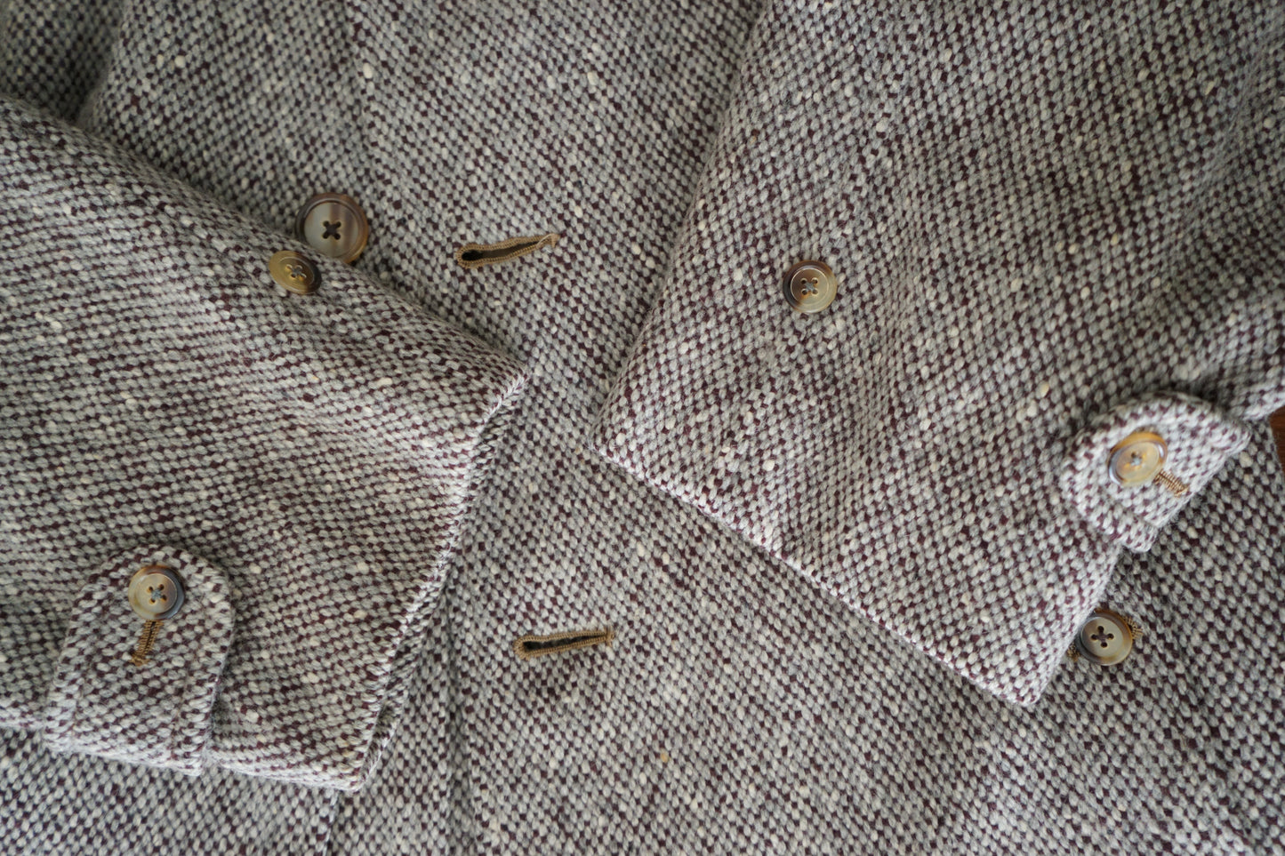 1960s Burberry Irish Tweed Balmacaan Coat