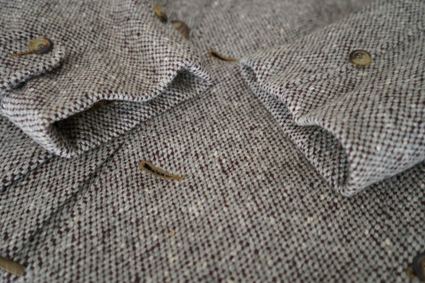 1960s Burberry Irish Tweed Balmacaan Coat