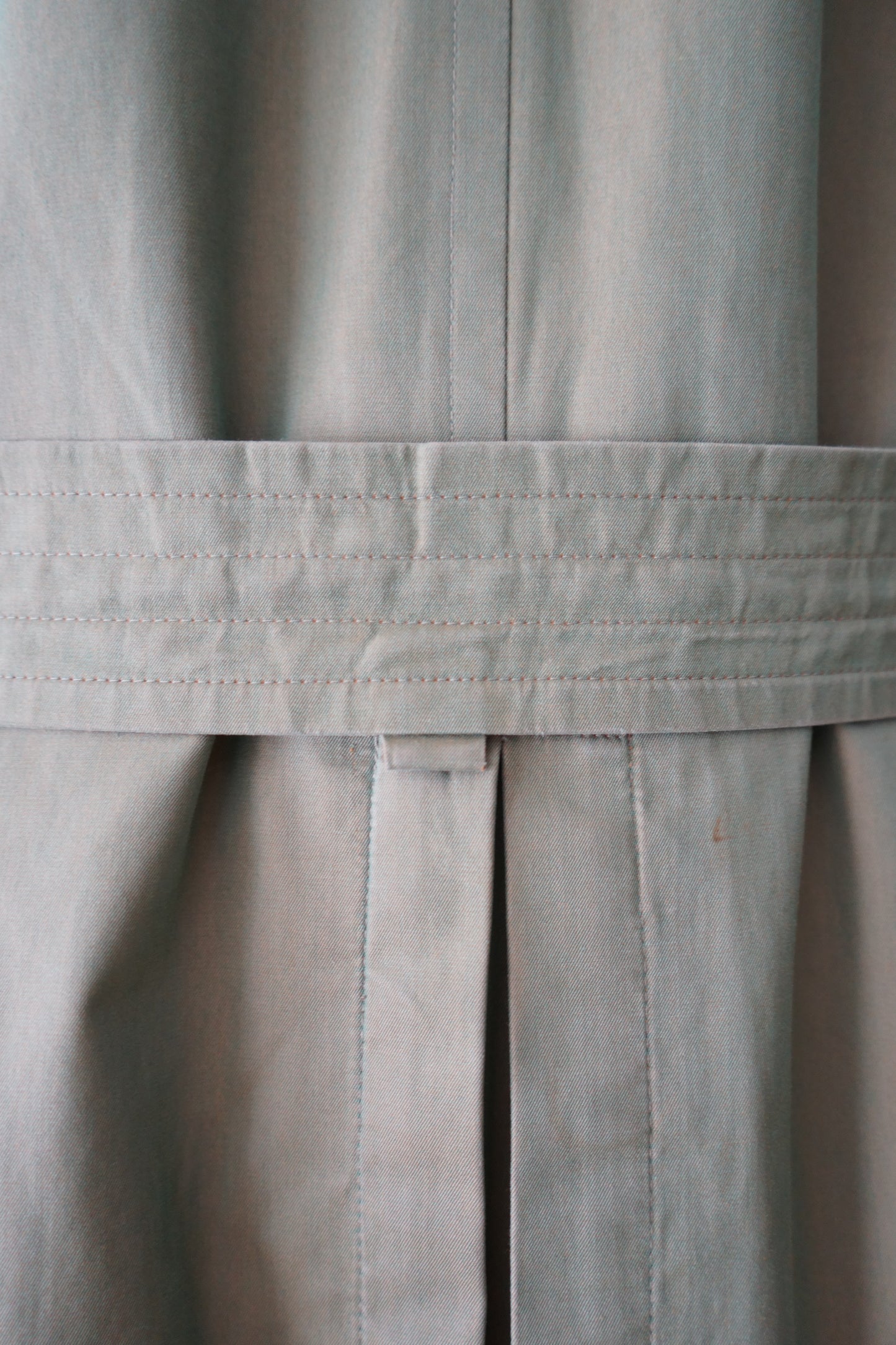 1980s Burberry TR21 玉虫色 一枚袖 Balmacaan Coat with Liner