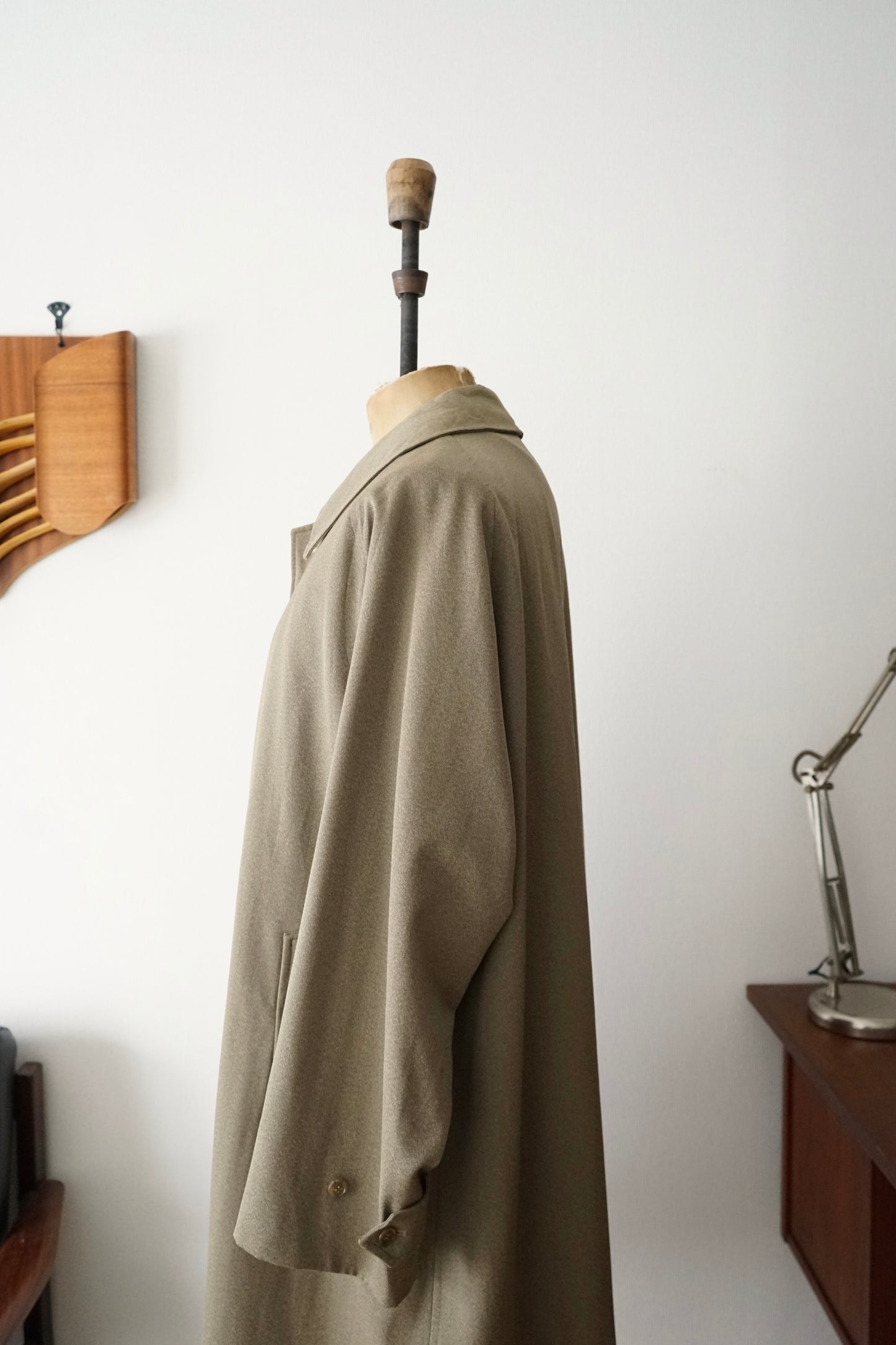 1980s Burberry × Barney’s Newyork “Covert Cloth” 一枚袖 Balmacaan Coat