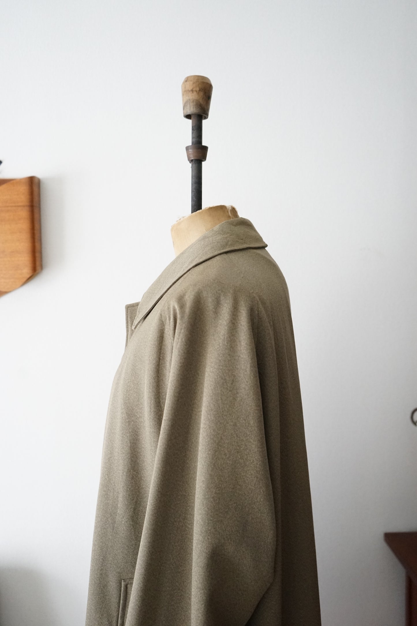 1980s Burberry × Barney’s Newyork “Covert Cloth” 一枚袖 Balmacaan Coat