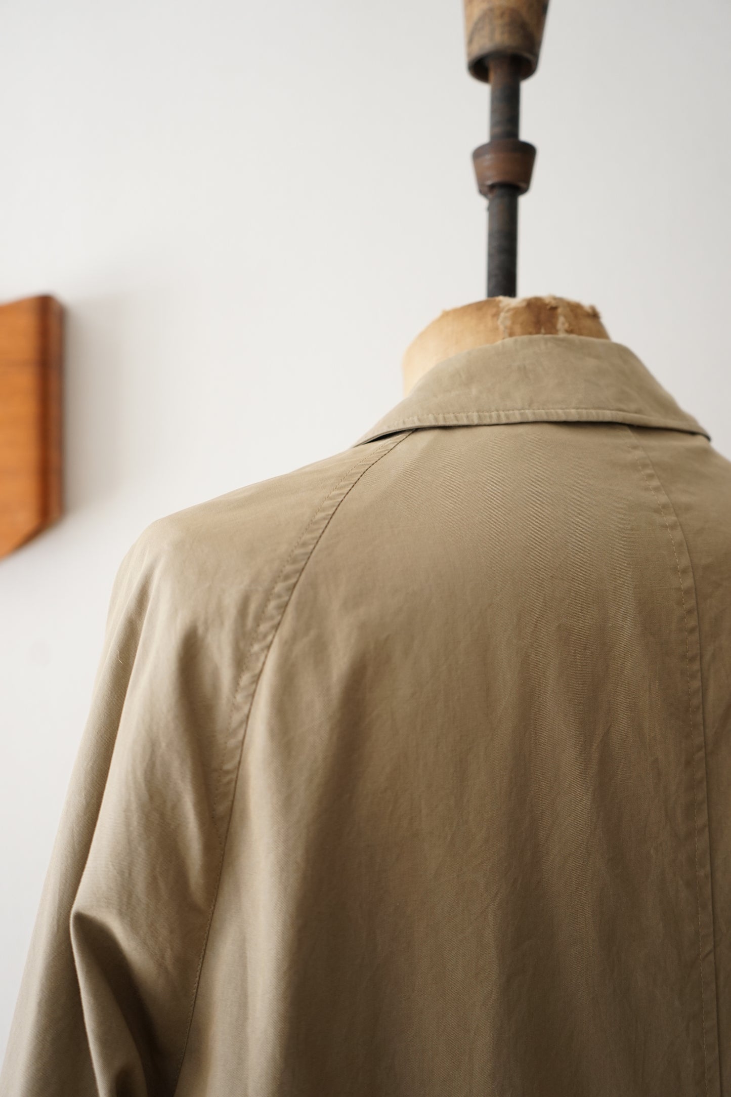 1970s Burberry 一枚袖 Balmacaan Coat COTTON100