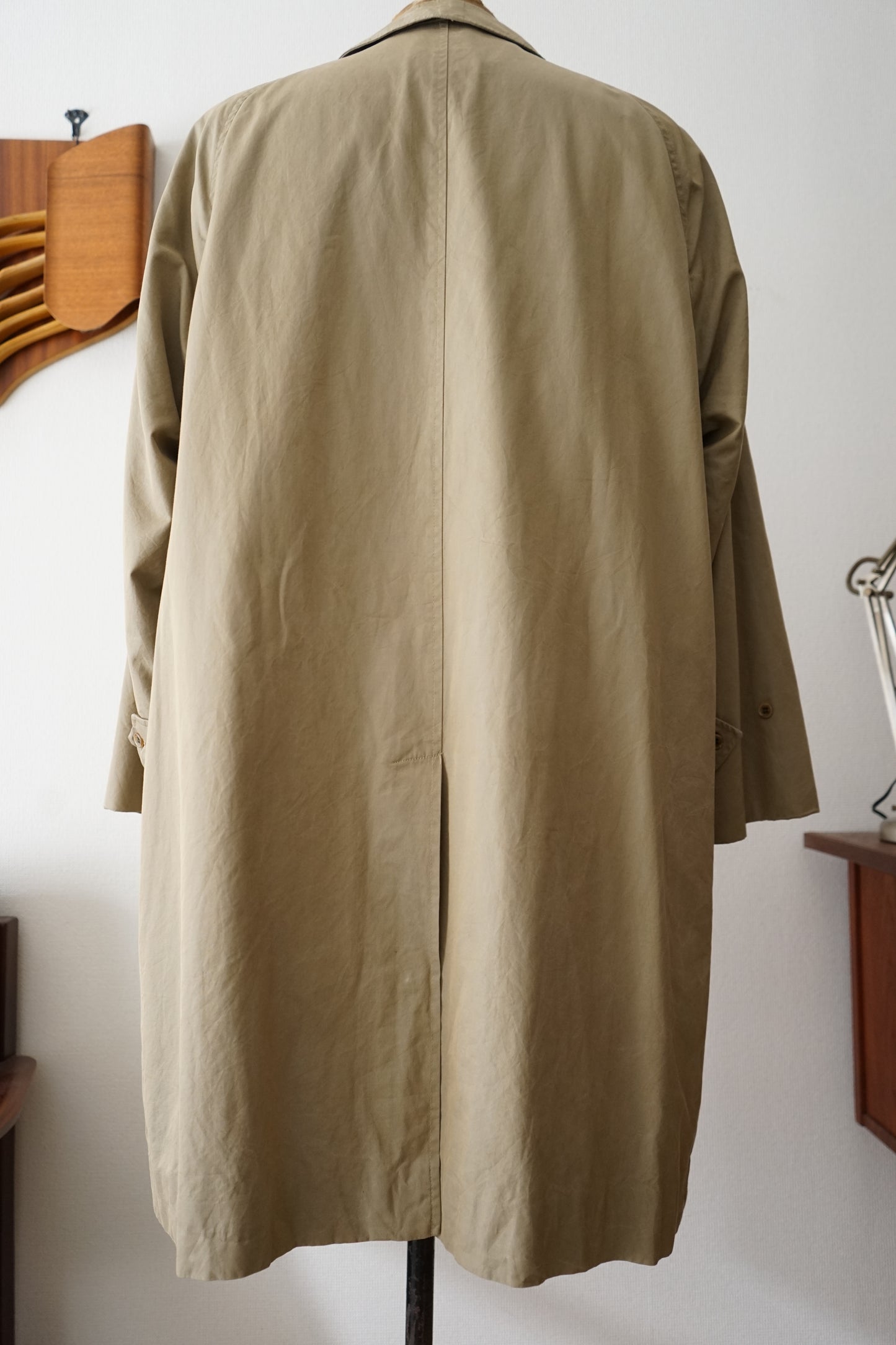 1970s Burberry 一枚袖 Balmacaan Coat COTTON100