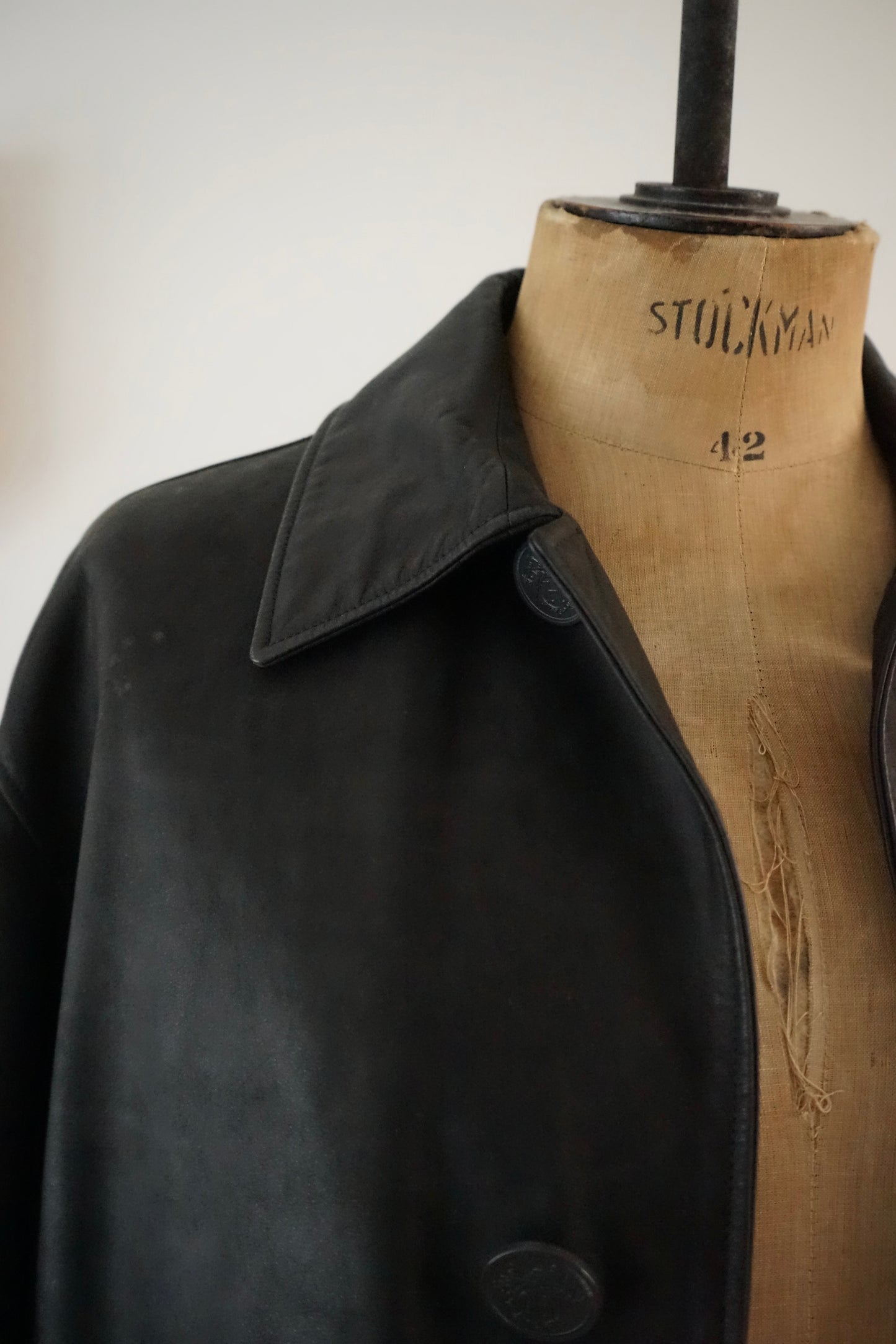 1990s Hermès Calfskin Long Coat