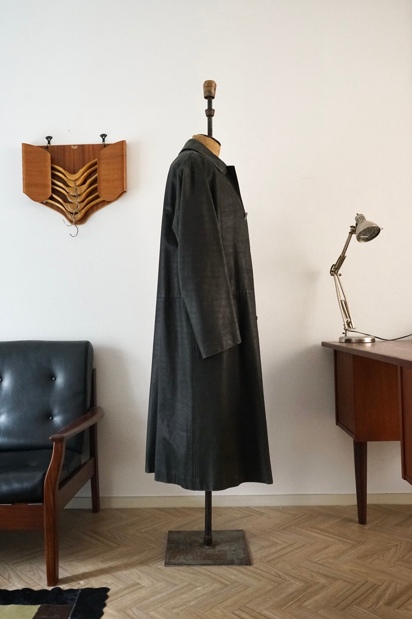 1990s Hermès Calfskin Long Coat