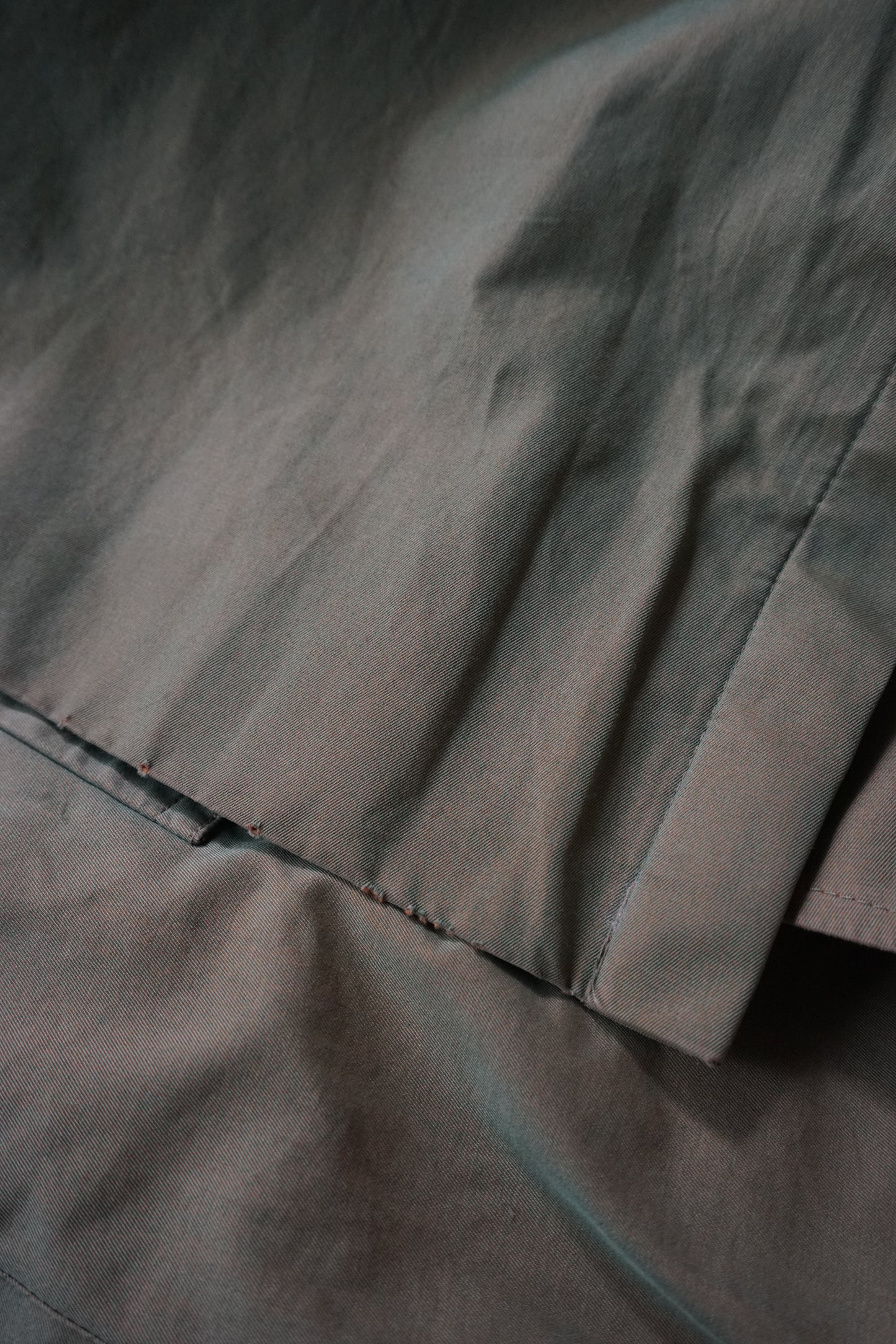 1980s Burberry TR21 玉虫色 一枚袖 Balmacaan Coat with Liner