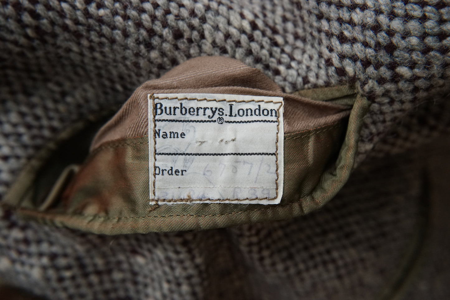 1960s Burberry Irish Tweed Balmacaan Coat