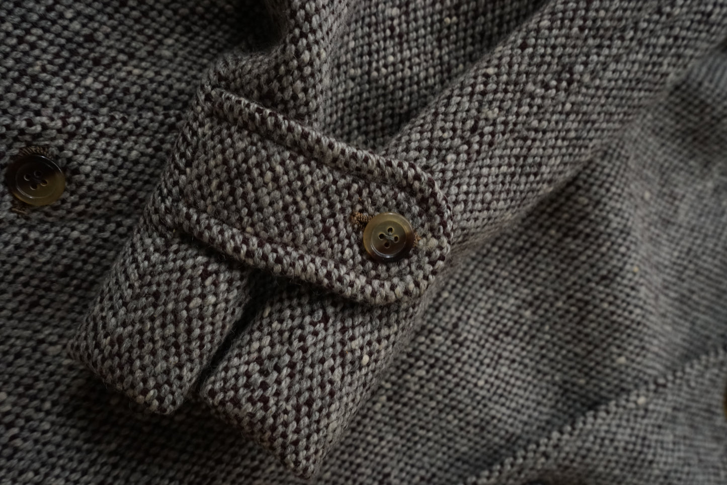 1960s Burberry Irish Tweed Balmacaan Coat