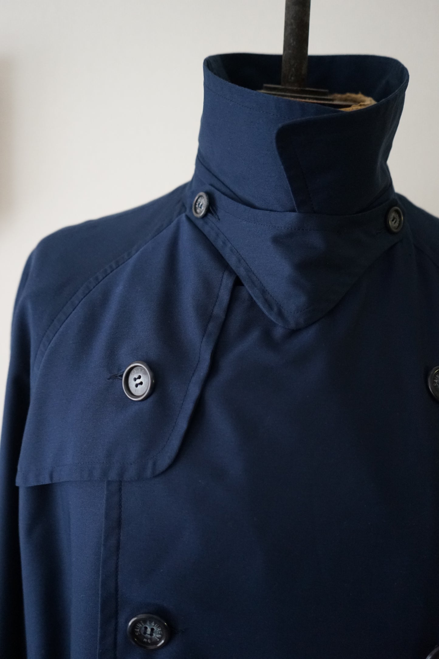1970s Yves Saint Laurent RIVE GAUCHE “HOMME” Trench Coat