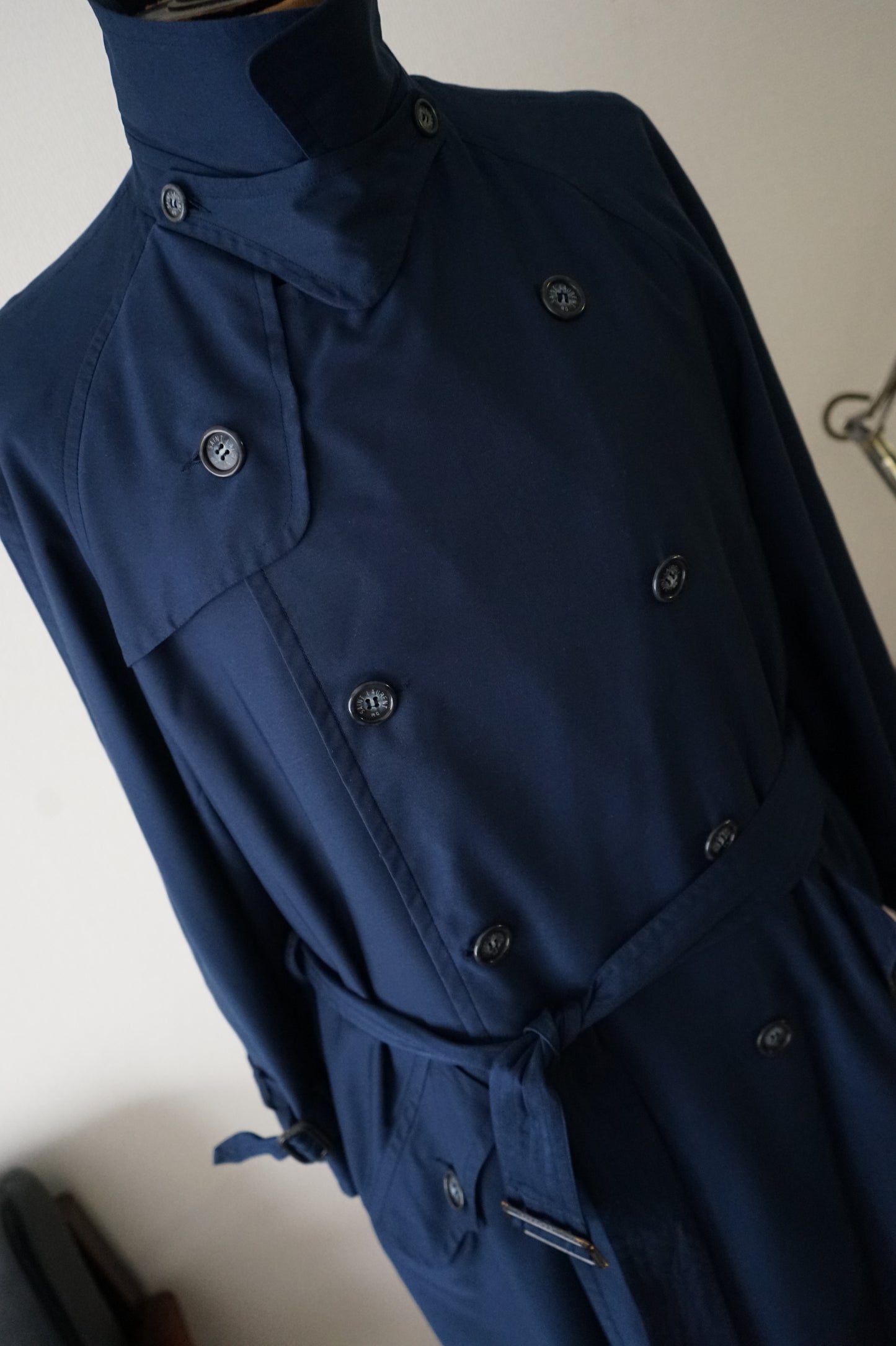 1970s Yves Saint Laurent RIVE GAUCHE “HOMME” Trench Coat