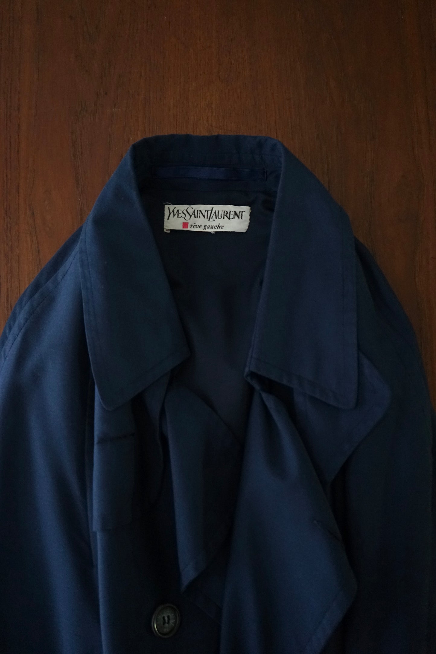 1970s Yves Saint Laurent RIVE GAUCHE “HOMME” Trench Coat