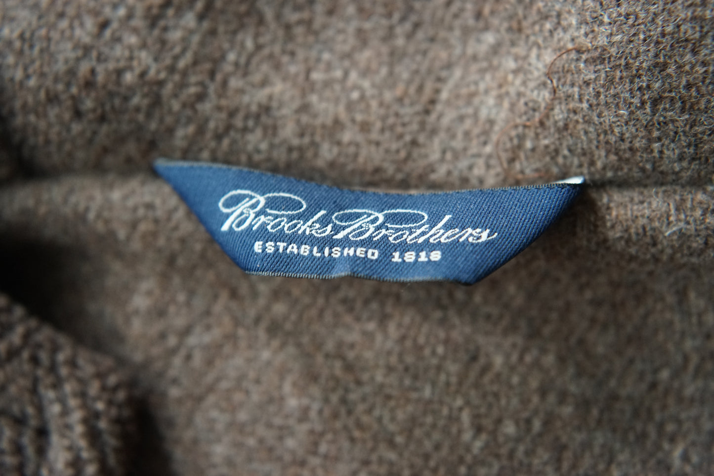 1990s Brooks Brothers  "Brown" MoorBrook Fabric Duffel Coat Made in ENGLAND Medium