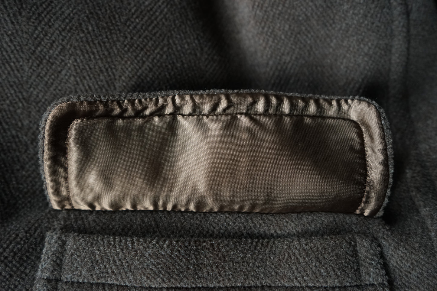 1990s Brooks Brothers  "Brown" MoorBrook Fabric Duffel Coat Made in ENGLAND Medium