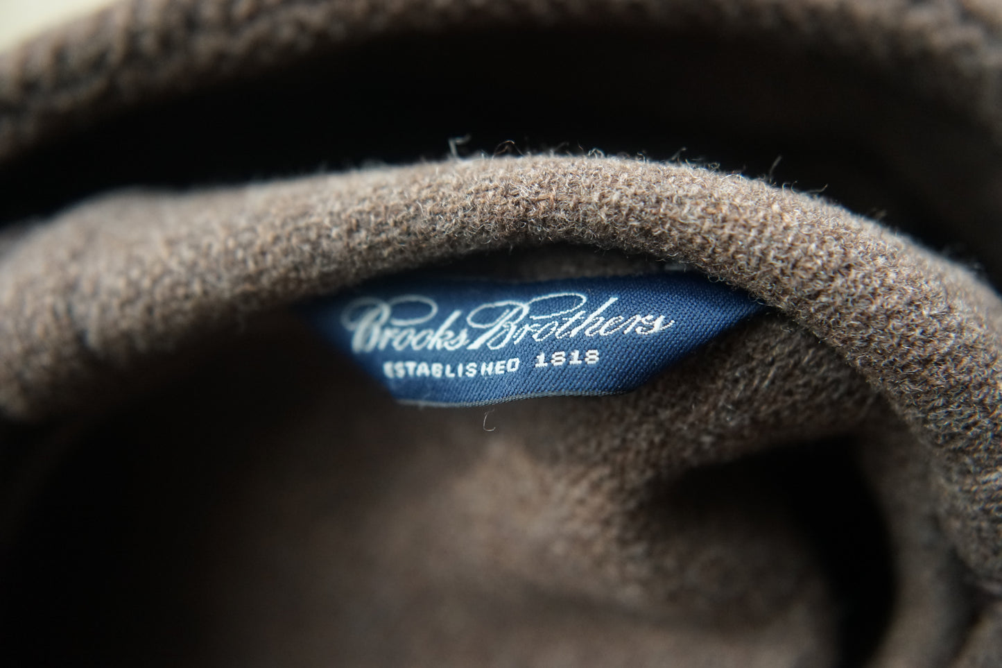 1990s Brooks Brothers  "Brown" MoorBrook Fabric Duffel Coat Made in ENGLAND LARGE
