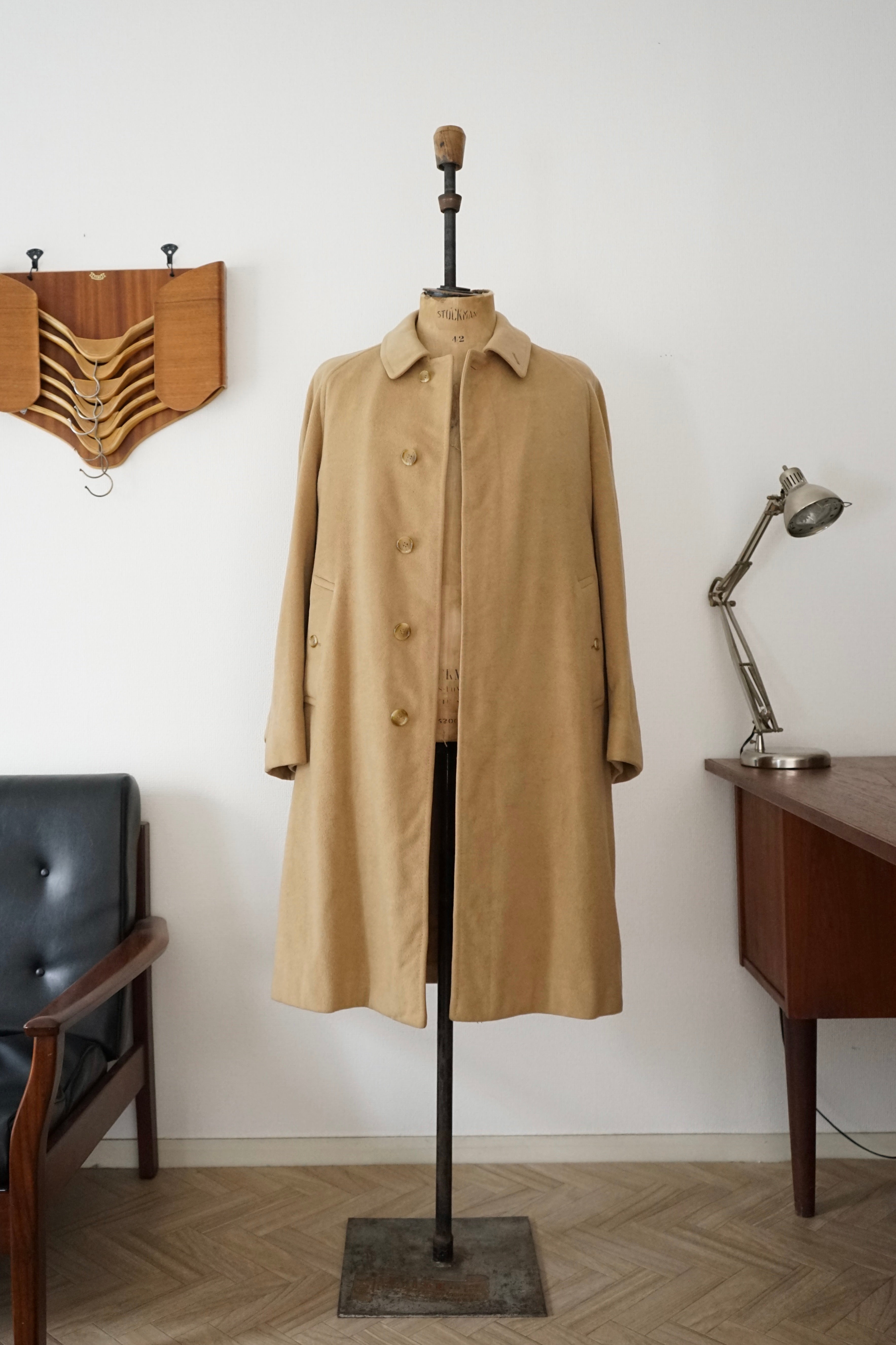 ジャケット・アウター 48 Burberry 80s Wool Liner Balmacan coat 48 Burberry 80s Wool Liner Balmacan coat