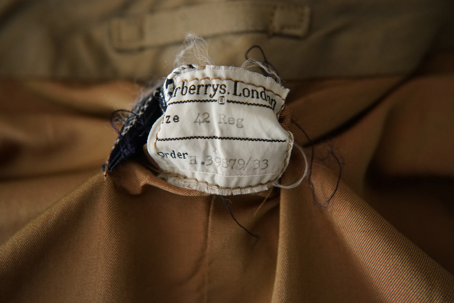 Early 1960s Burberry "Olive 玉蟲” Cotton100% Balmacaan Coat 一枚袖