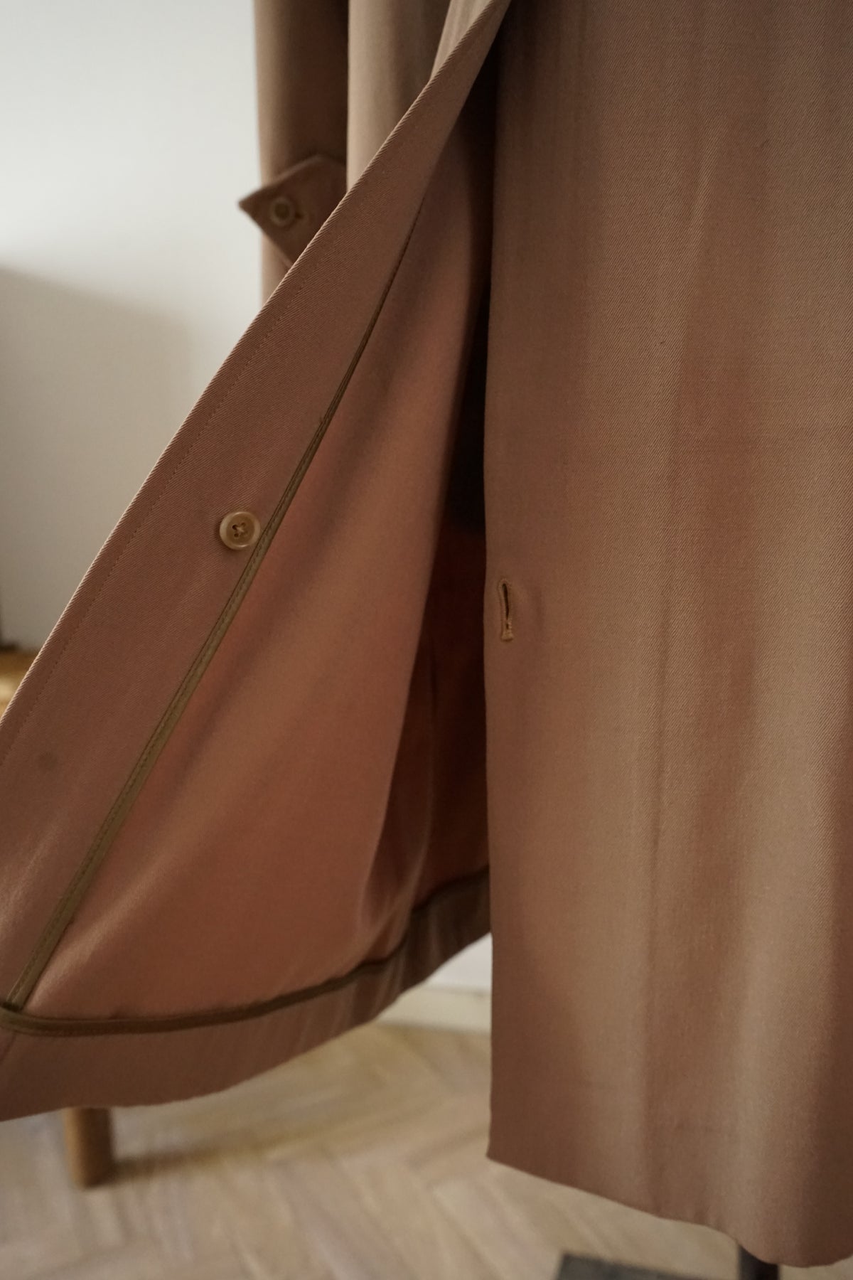 1960s Burberry “Burella" Balmacaan Coat