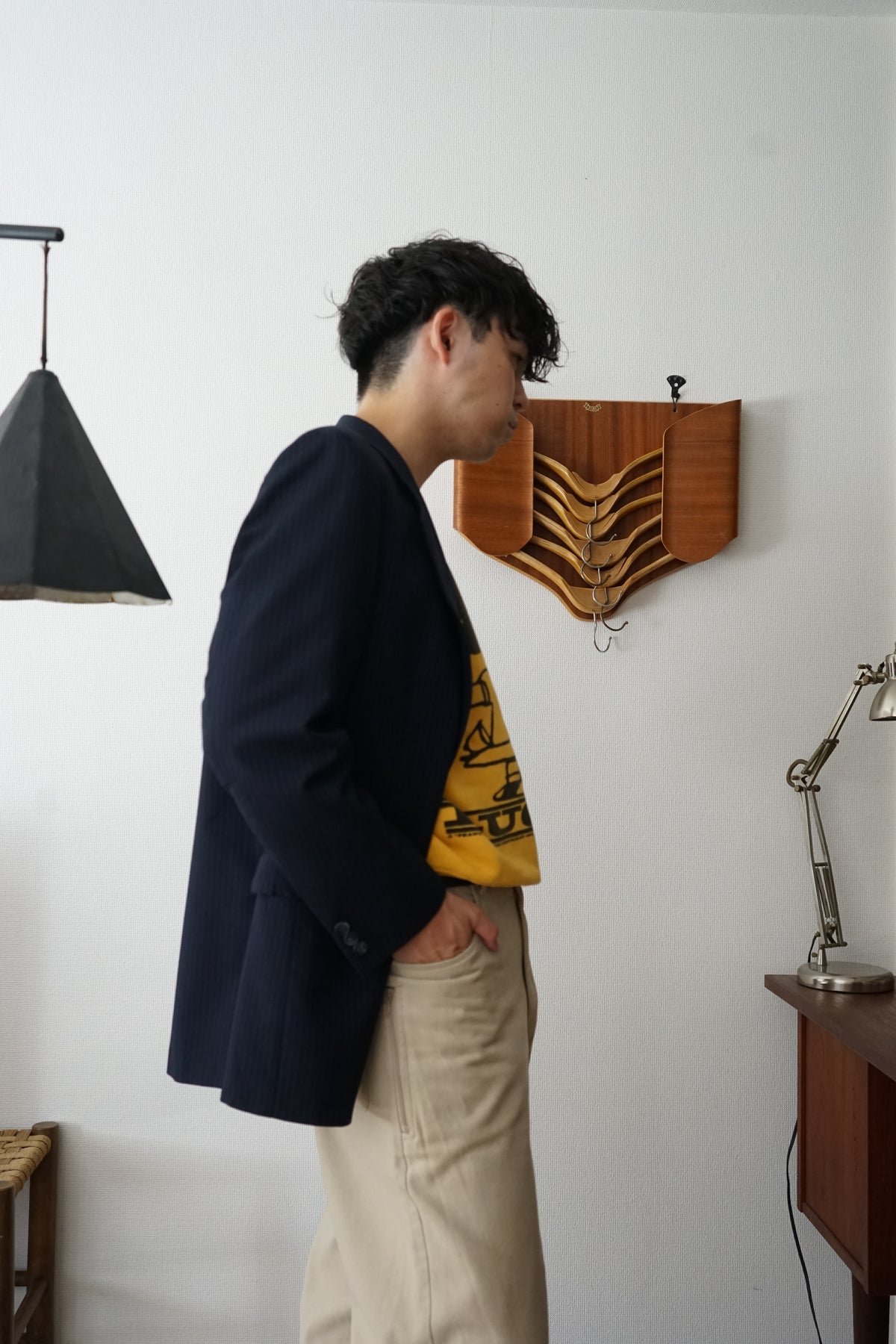 1970s Yves Saint Laurent Single Brest Tailored Jacket Made in FRANCE