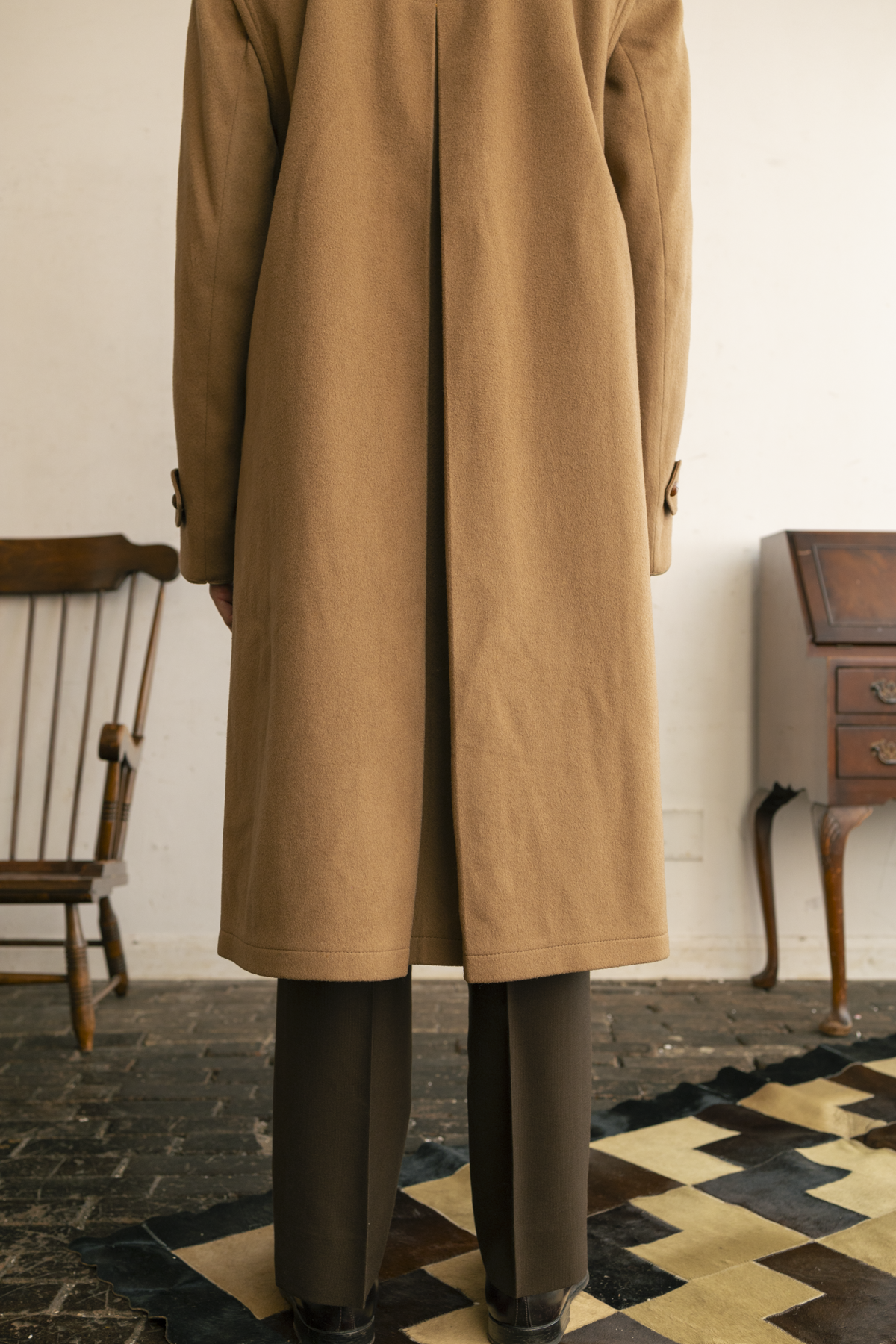 1980s Burberry "Camel" Loden Coat Made in Austria