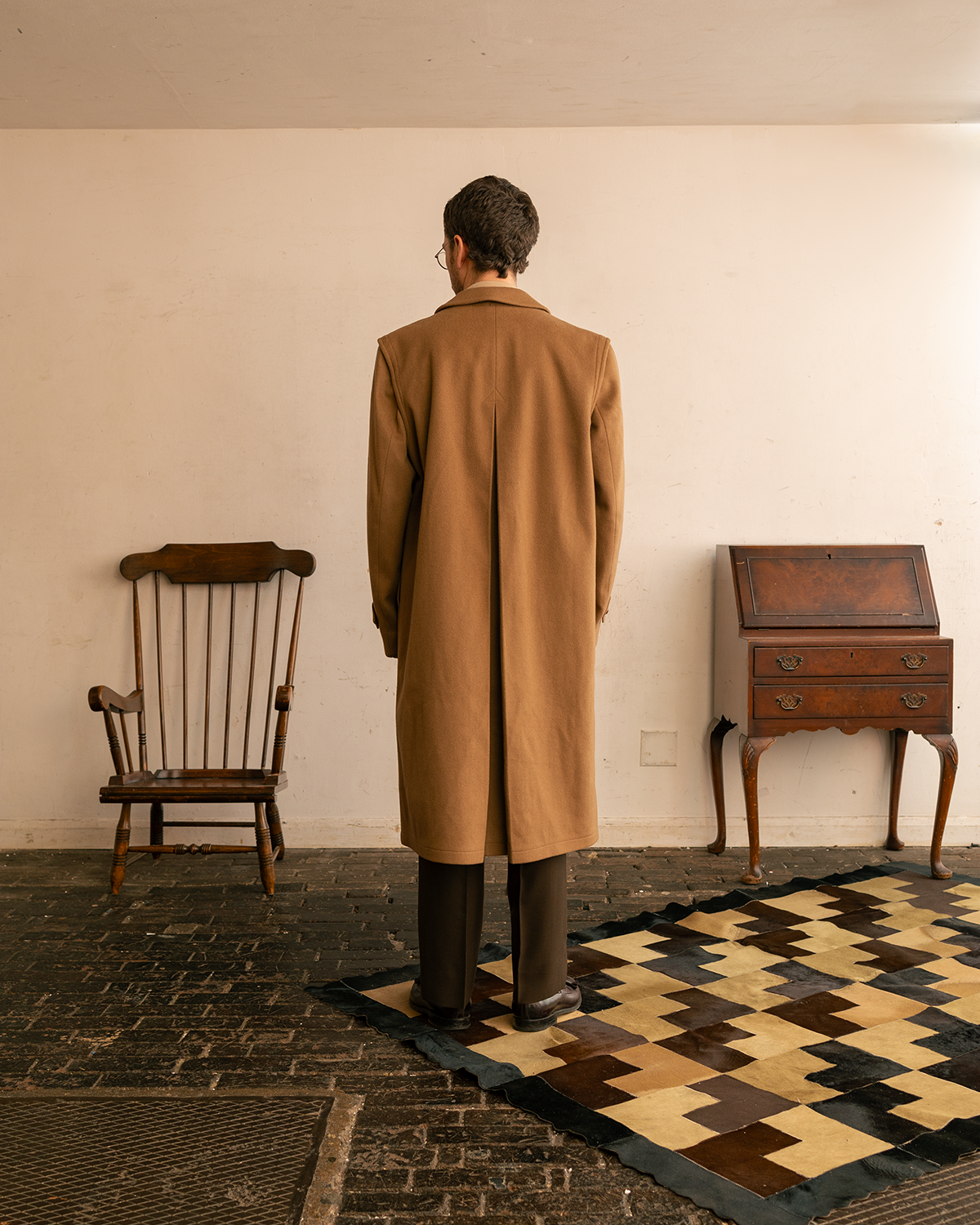 1980s Burberry "Camel" Loden Coat Made in Austria