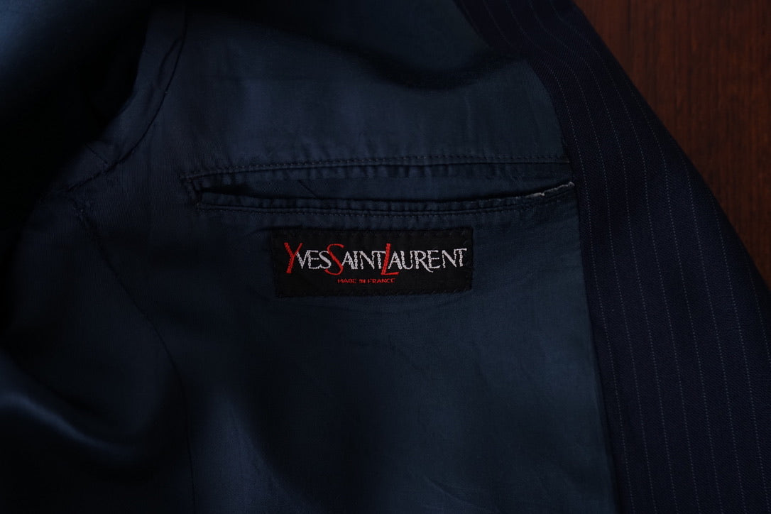 1970s Yves Saint Laurent Single Brest Tailored Jacket Made in FRANCE