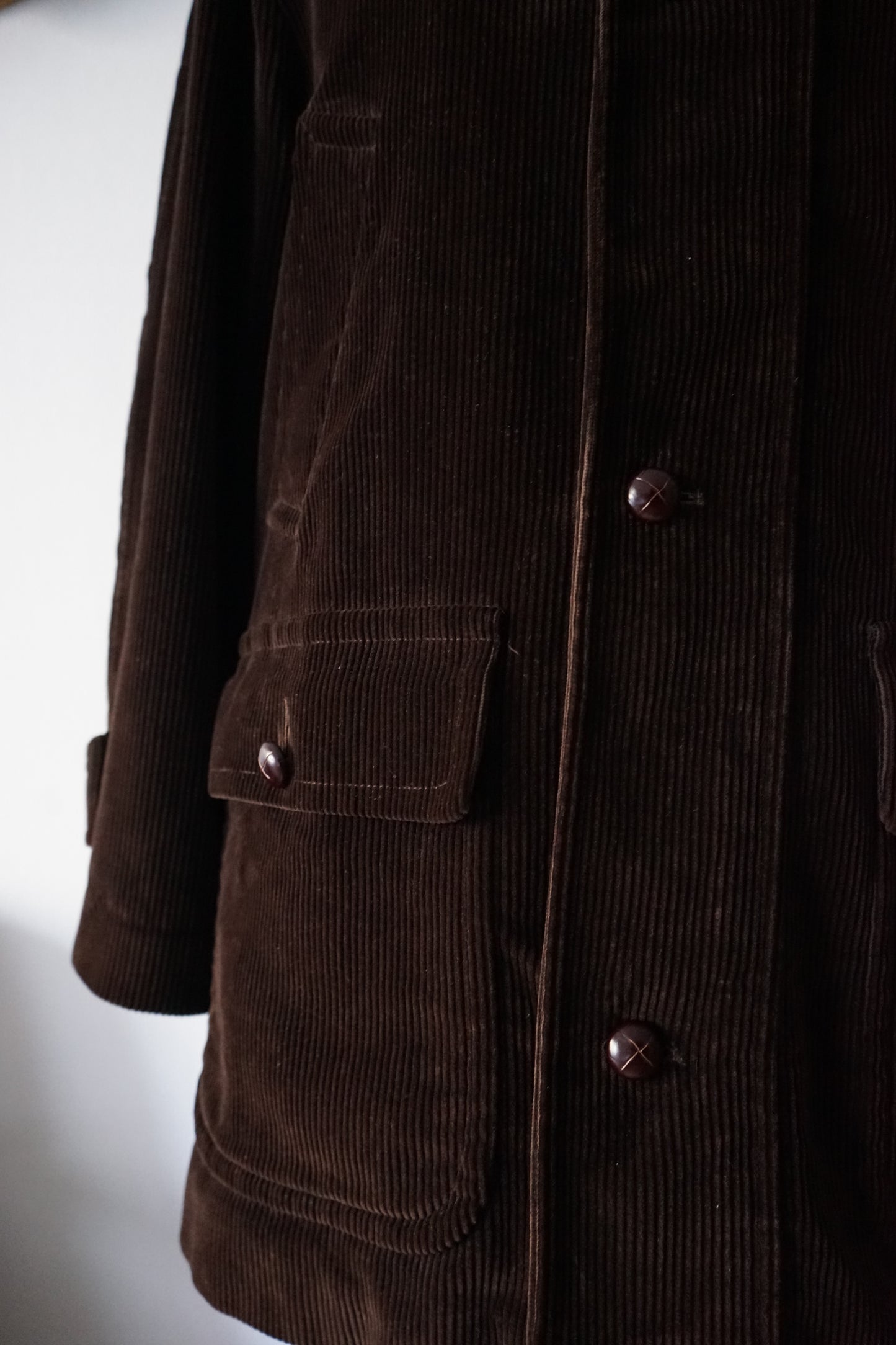 1990s OLD ENGLAND Thick-wale Corduroy Hunting Jacket