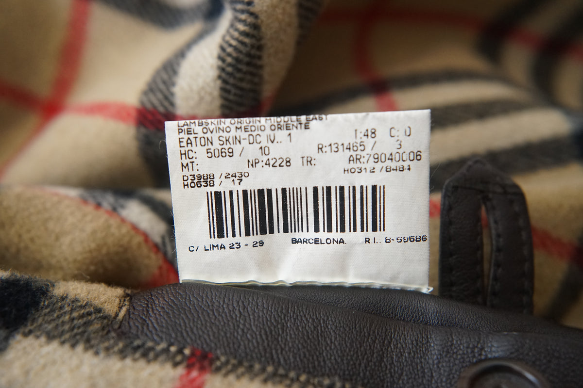 1980s Burberry Spain "Very Smooth" Leather Coverall