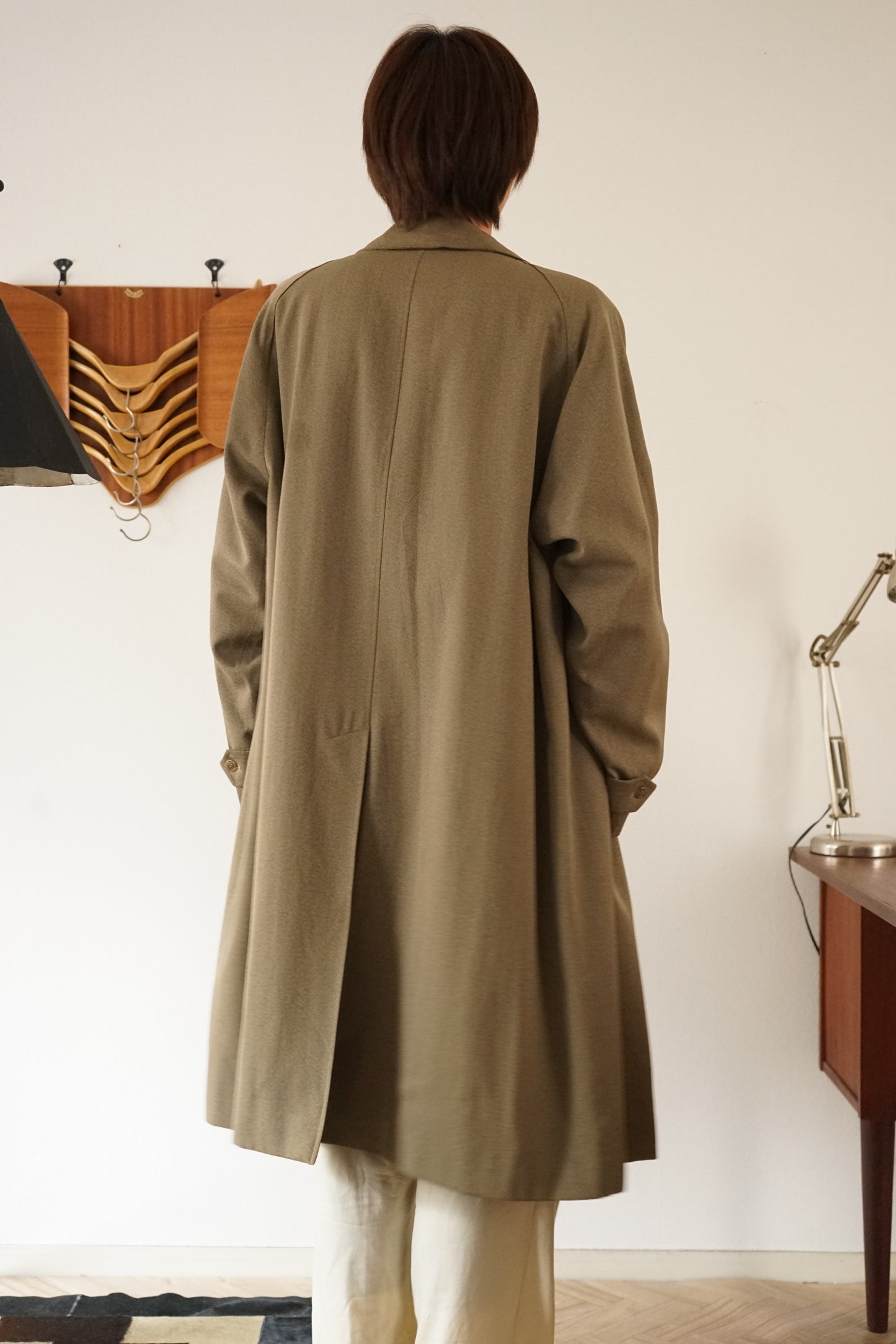 1980s Burberry × Barney’s Newyork “Covert Cloth” 一枚袖 Balmacaan Coat