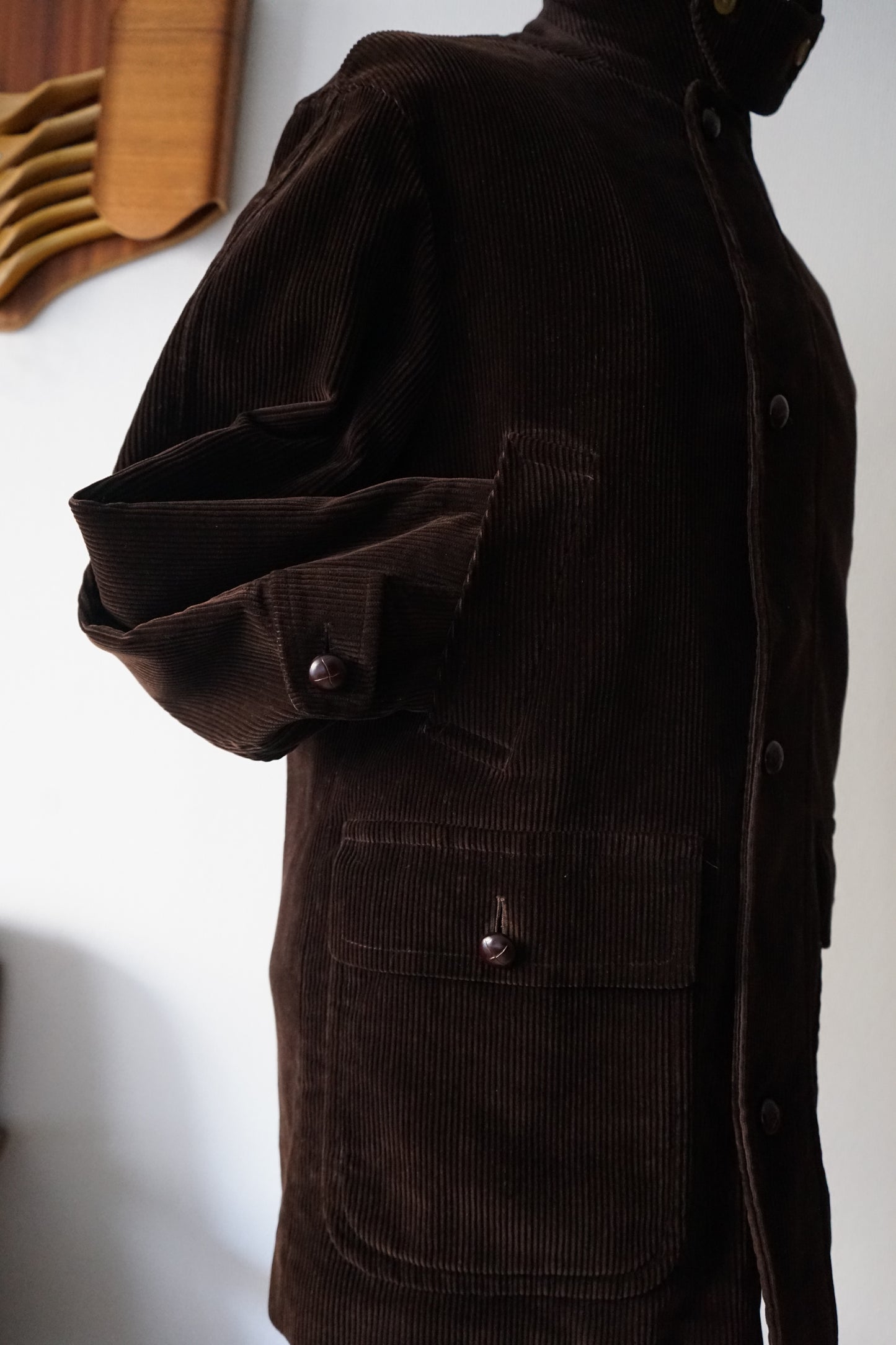 1990s OLD ENGLAND Thick-wale Corduroy Hunting Jacket