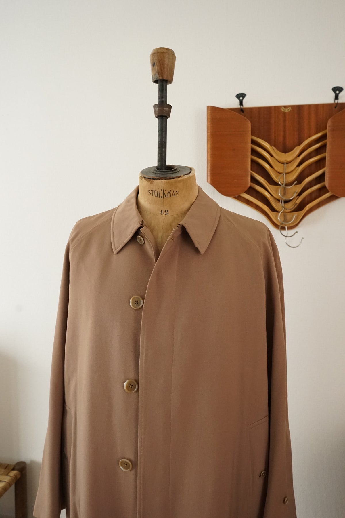 1960s Burberry “Burella" Balmacaan Coat