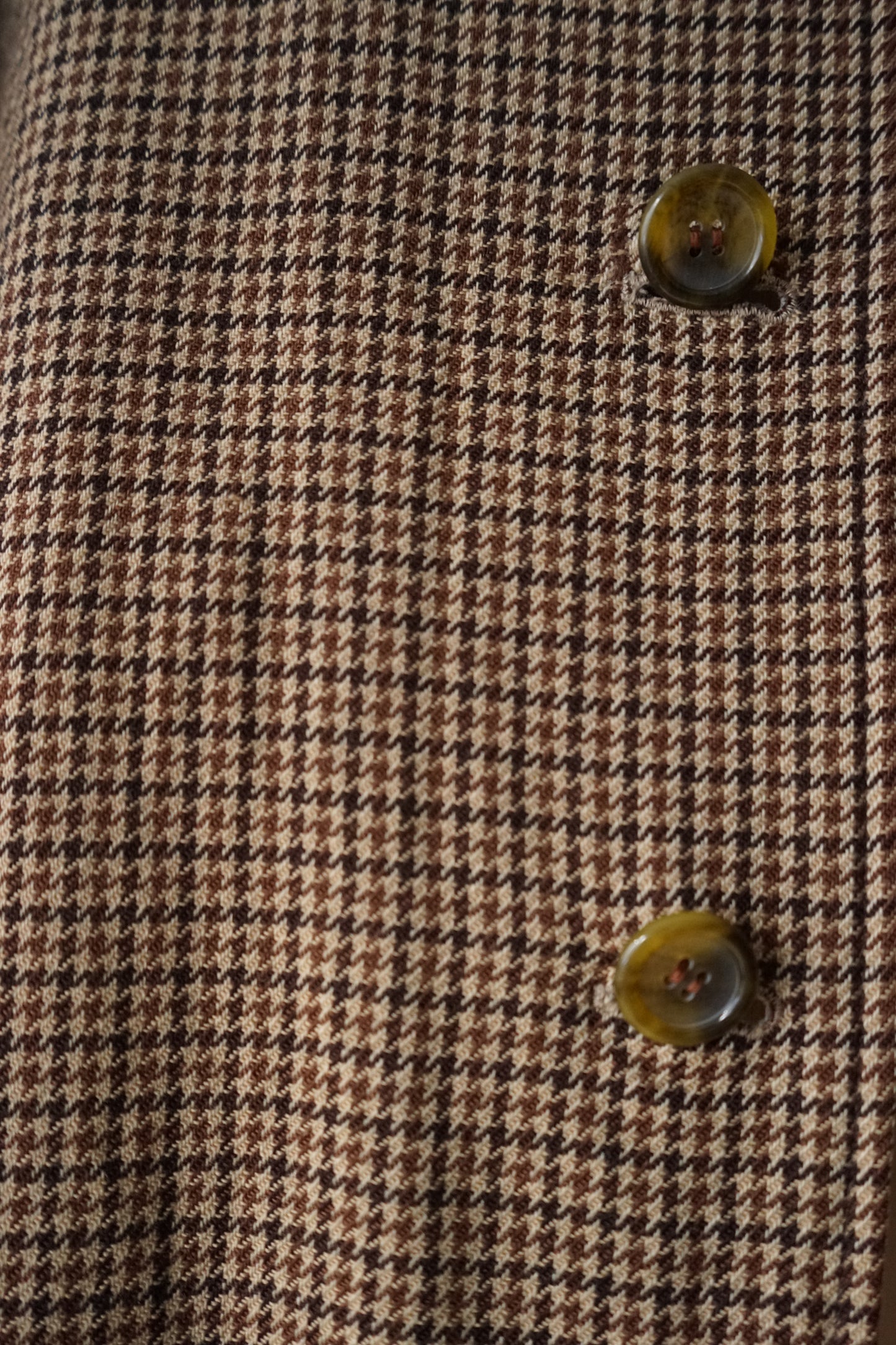 1980s Burberry Tweed × Gabardine “一枚袖” Reversible Balmacaan Coat