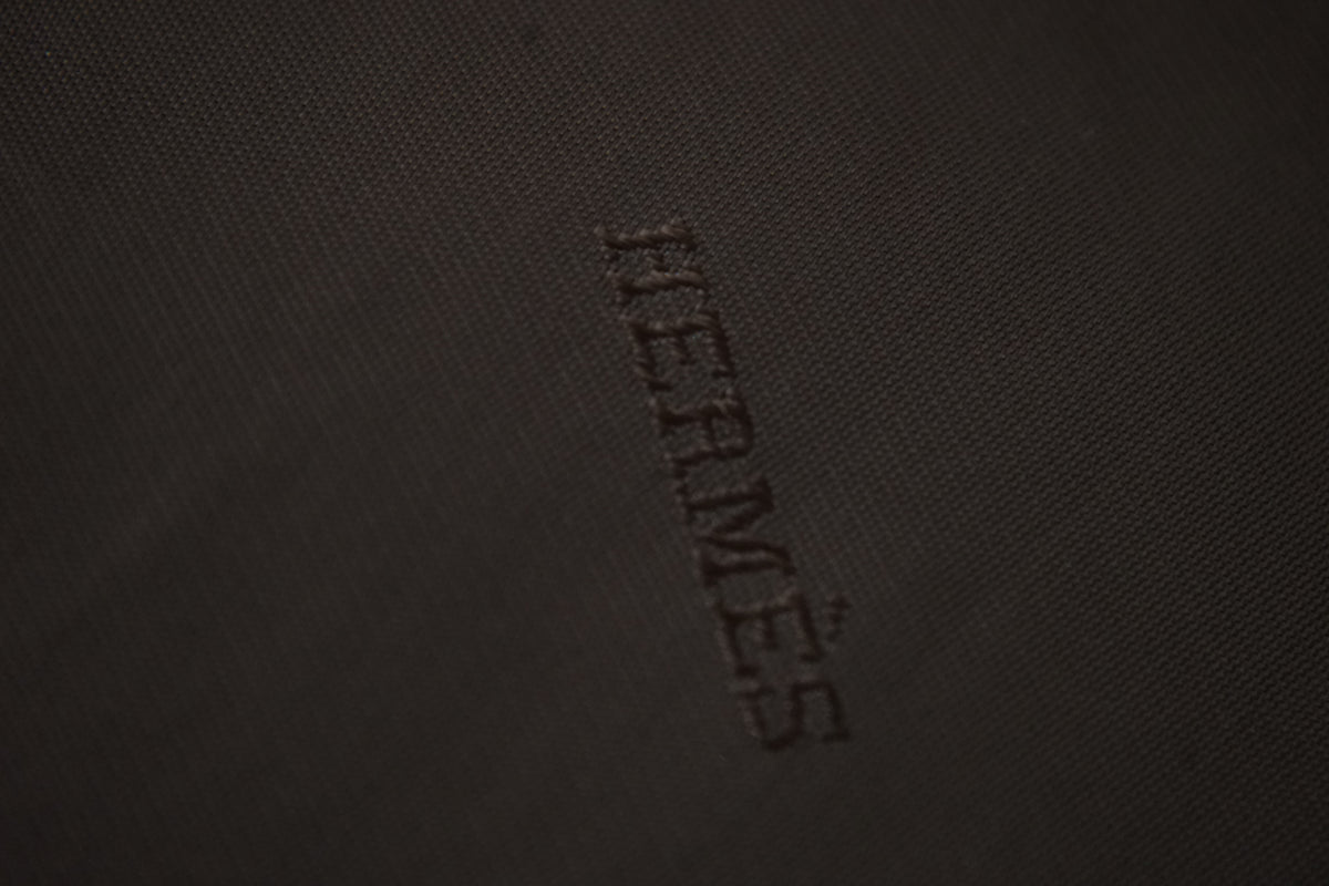 1980s HERMÈS Wool Trench Coat Made in France