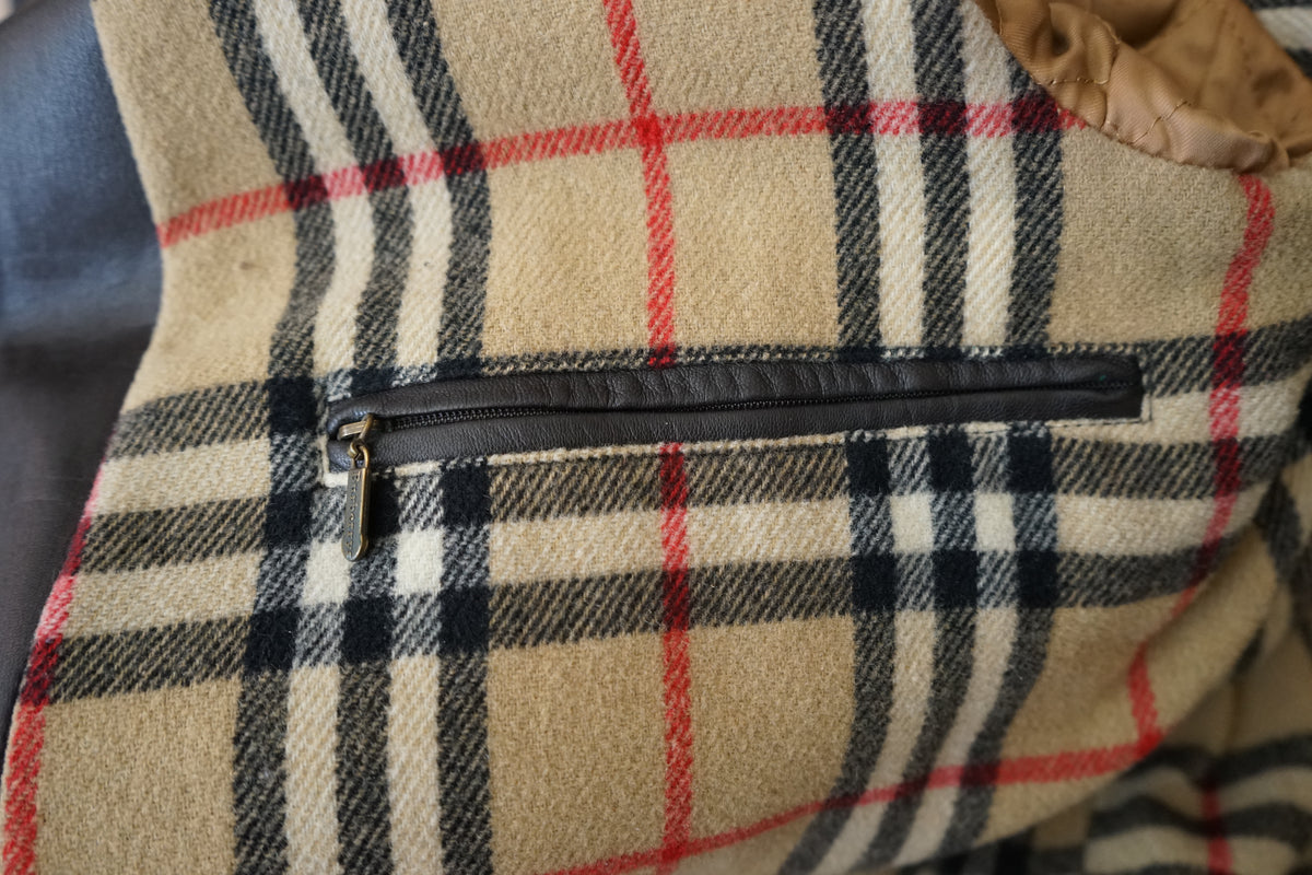 1980s Burberry Spain "Very Smooth" Leather Coverall