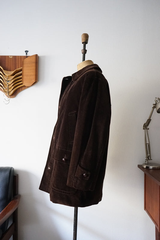 1990s OLD ENGLAND Thick-wale Corduroy Hunting Jacket