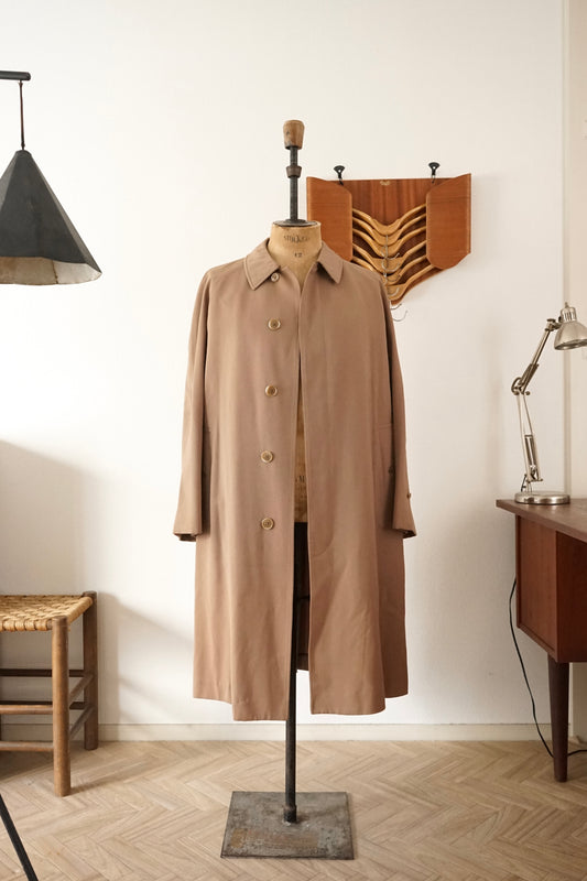 1960s Burberry “Burella" Balmacaan Coat