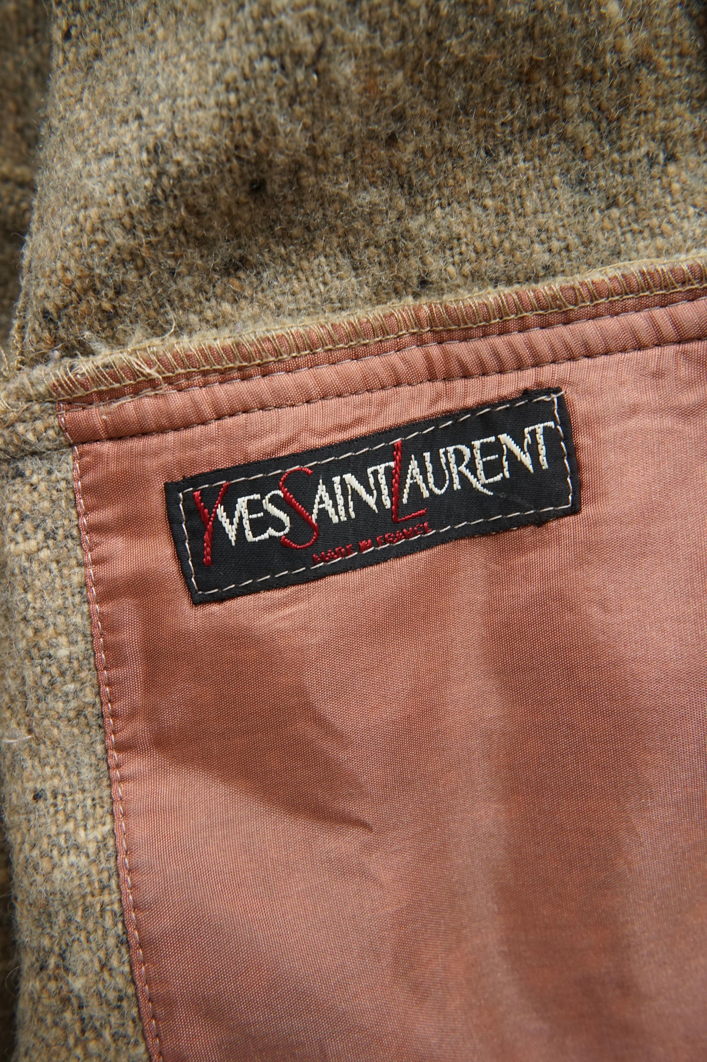 1970s Yves Saint Lauren Tweed Sports Jacket Made in France