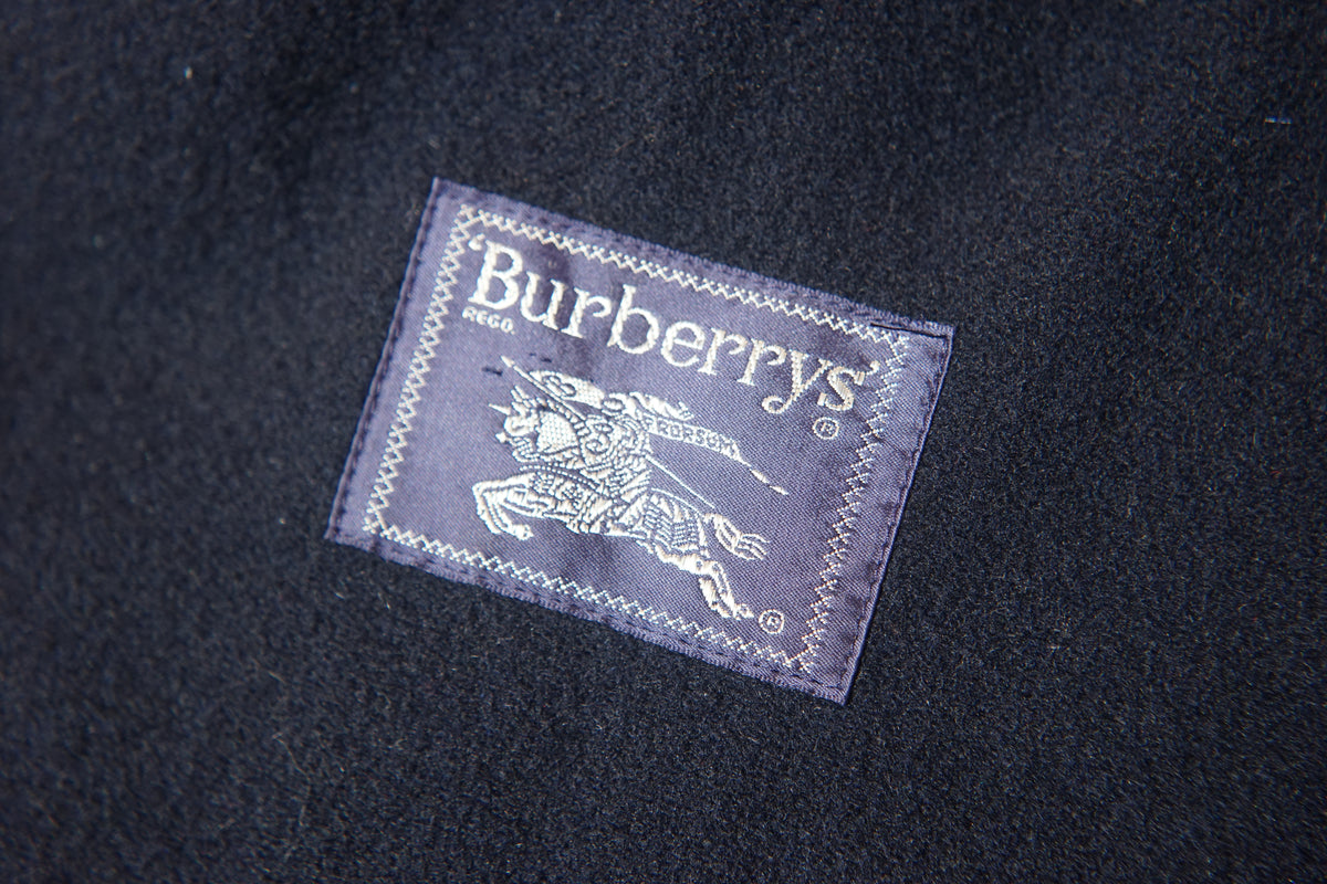 1990s Burberry Tweed Harrington Jacket Made in USA
