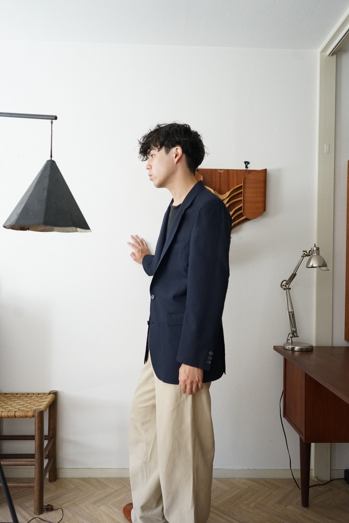 1970s Yves Saint Laurent Single Brest Tailored Jacket Made in FRANCE