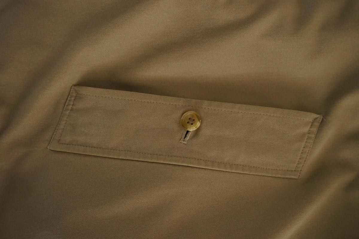 1980s Burberry Single Raglan Sleeve Belted Balmacaan Coat Cotton × Polyester 一枚袖