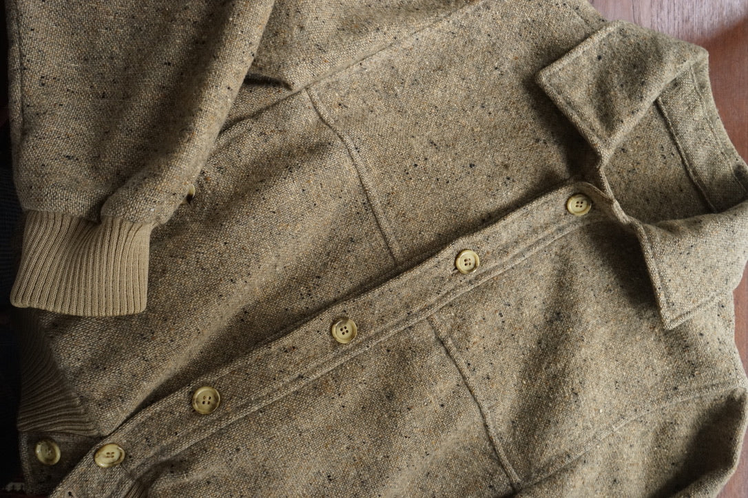 1970s Yves Saint Lauren Tweed Sports Jacket Made in France