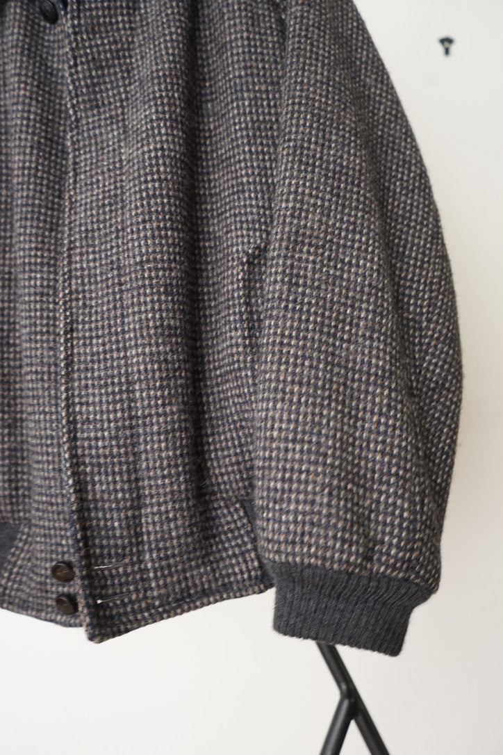 1990s Burberry Tweed Harrington Jacket Made in USA