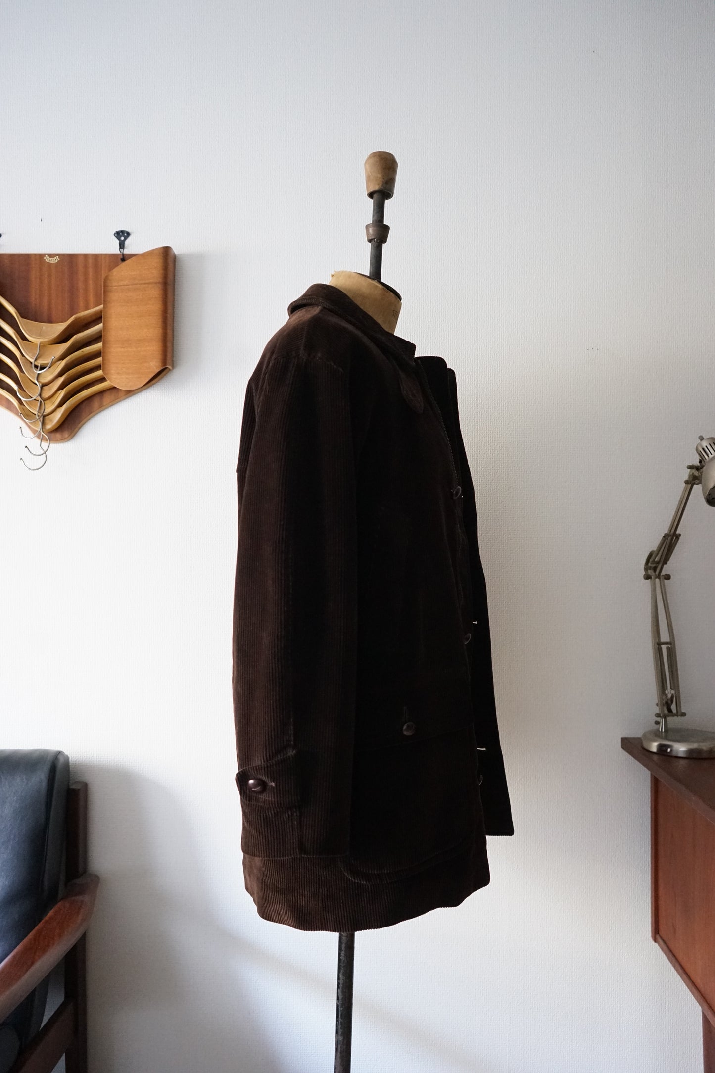 1990s OLD ENGLAND Thick-wale Corduroy Hunting Jacket