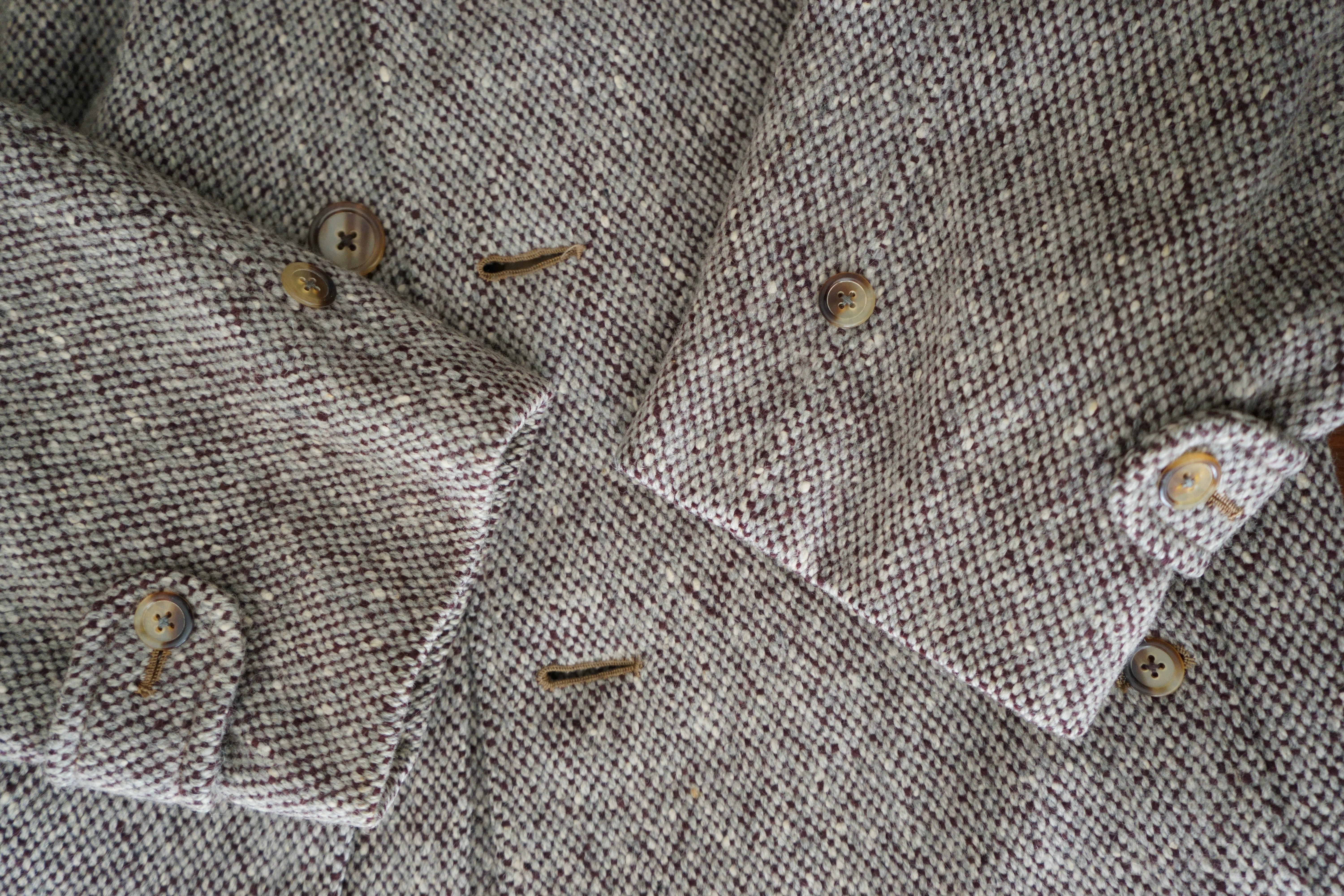 1960s Burberry Irish Tweed Balmacaan Coat – comáme