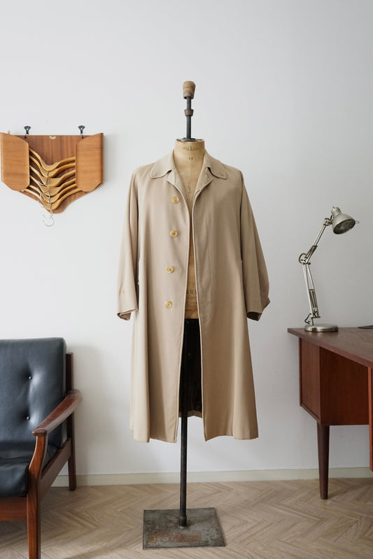 1970s Burberry "BURELLA" 一枚袖 Balmacaan Coat