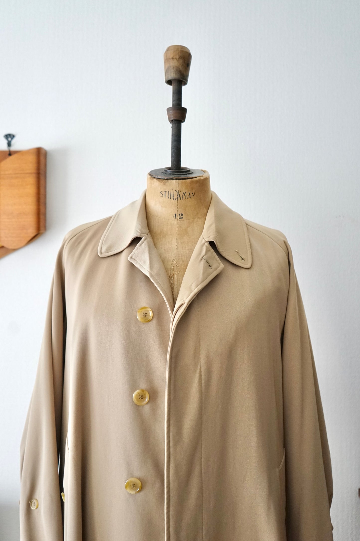 1970s Burberry "BURELLA" 一枚袖 Balmacaan Coat